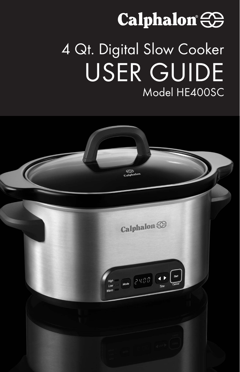 calphalon 4 qt digital slow cooker