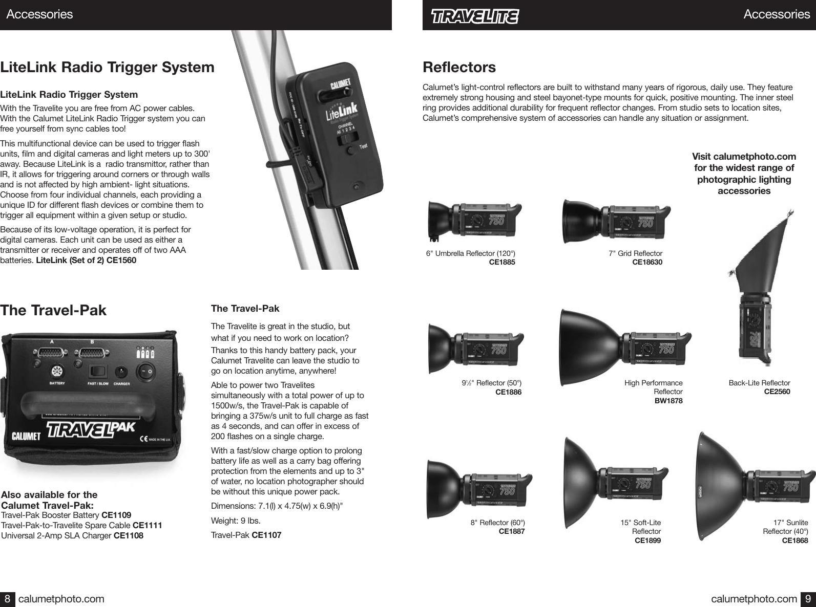 Calumet Travelite 750 Users Manual