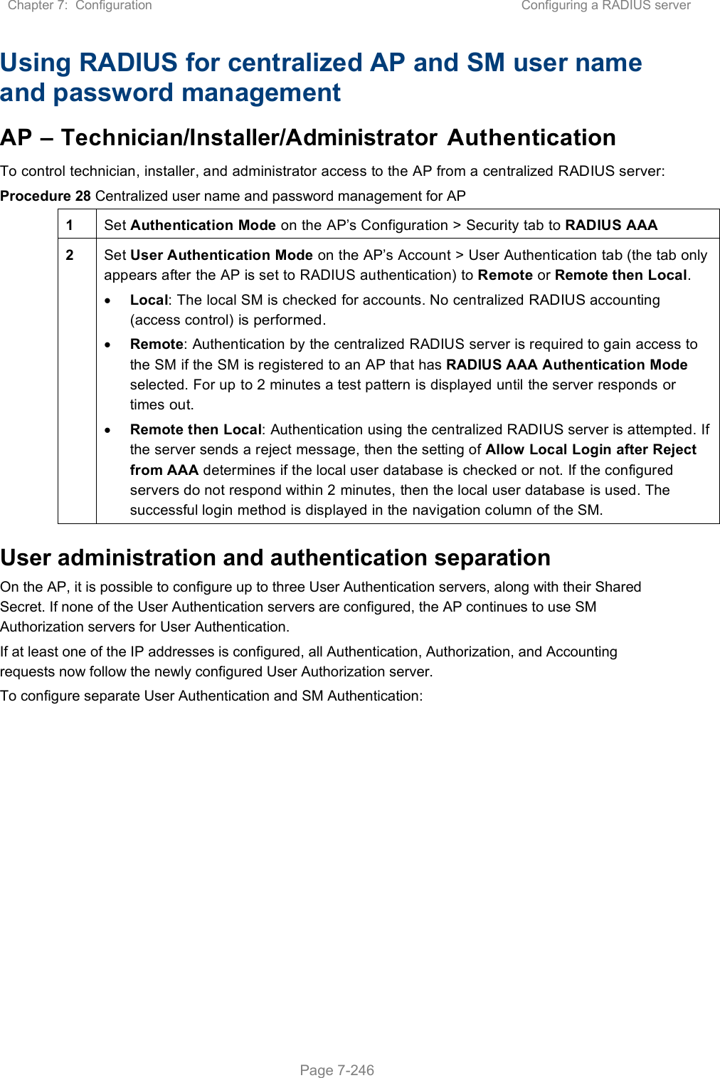 Page 83 of Cambium Networks 50450M 5GHz Point to MultiPoint Multi User MIMO Access Point User Manual PART 3