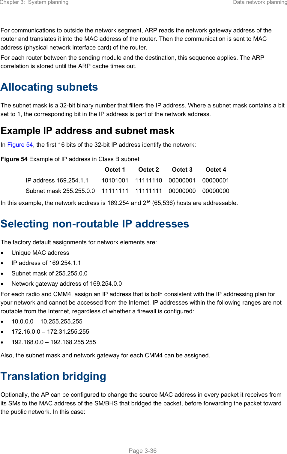 Page 169 of Cambium Networks 50450M 5GHz Point to MultiPoint Multi User MIMO Access Point User Manual PART1