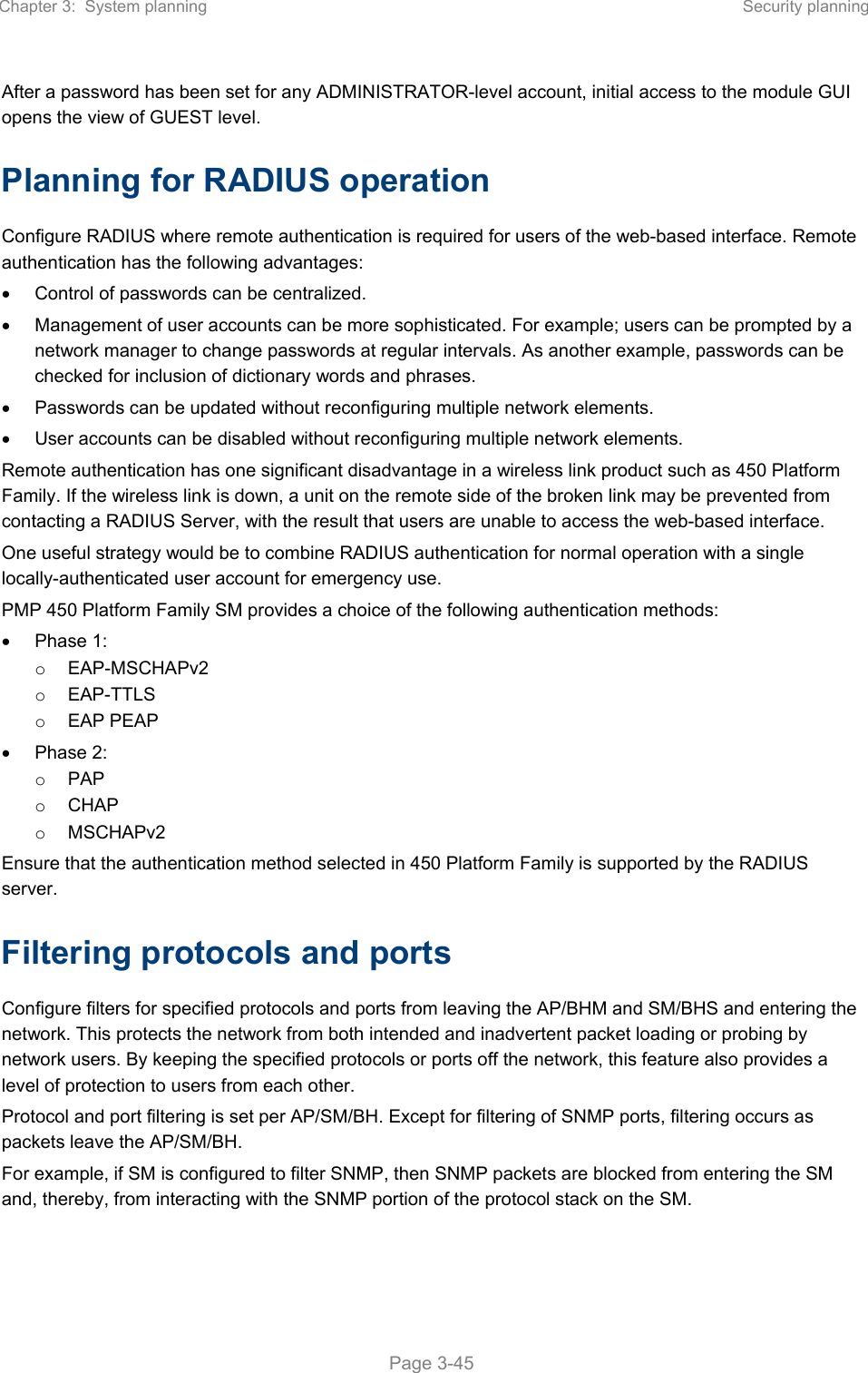 Page 178 of Cambium Networks 50450M 5GHz Point to MultiPoint Multi User MIMO Access Point User Manual PART1