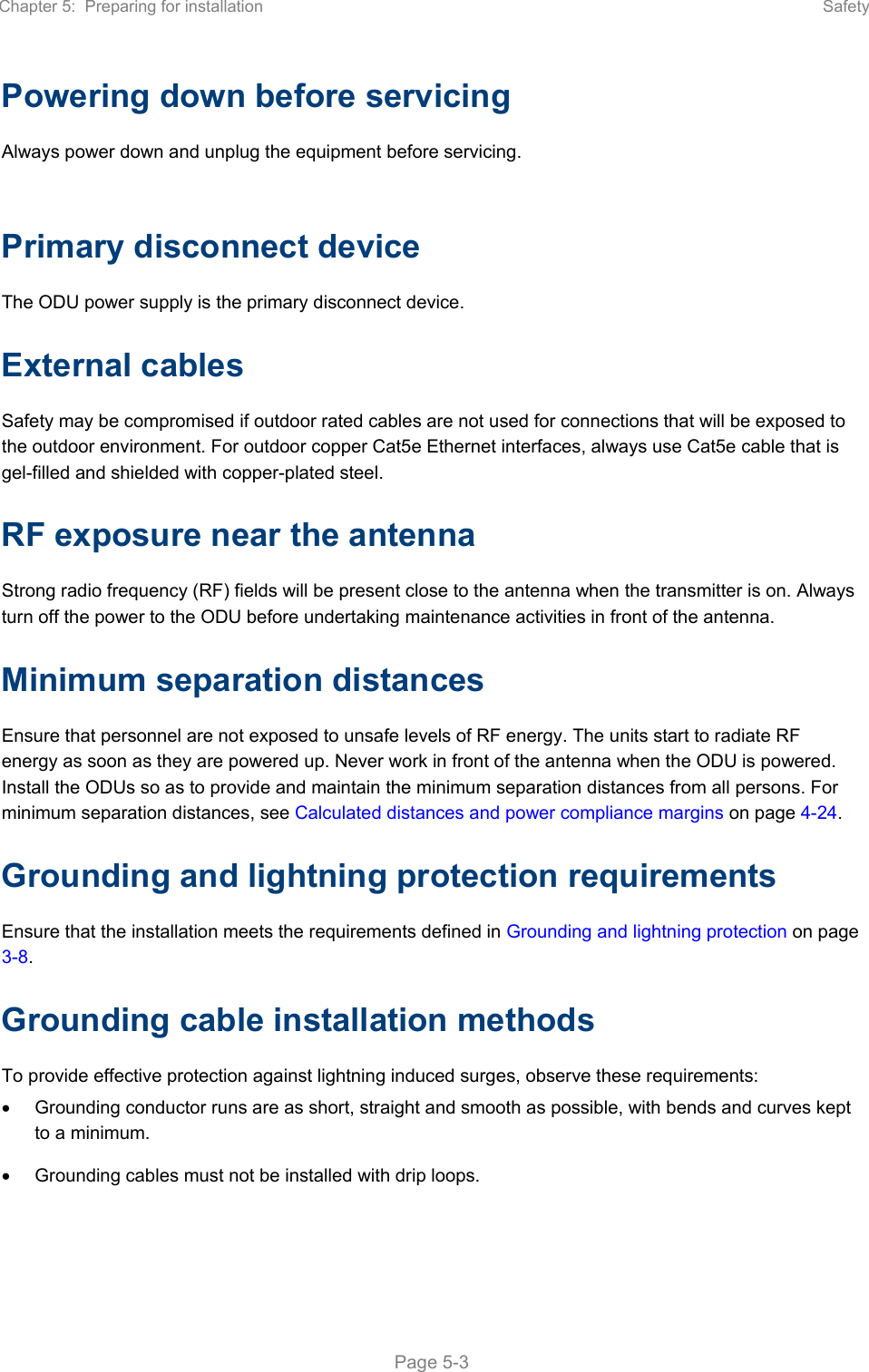 Page 233 of Cambium Networks 50450M 5GHz Point to MultiPoint Multi User MIMO Access Point User Manual PART1