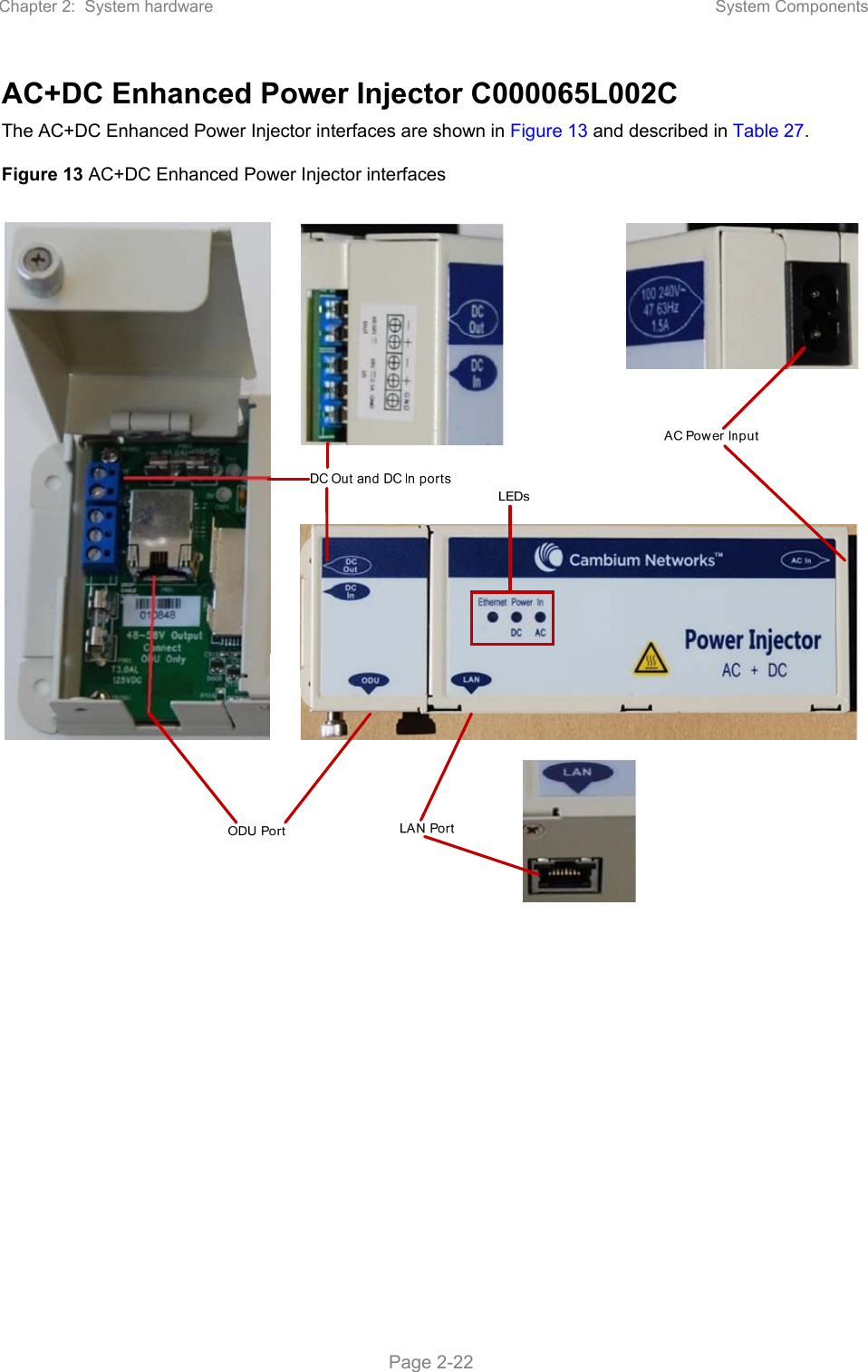Page 86 of Cambium Networks 50450M 5GHz Point to MultiPoint Multi User MIMO Access Point User Manual PART1