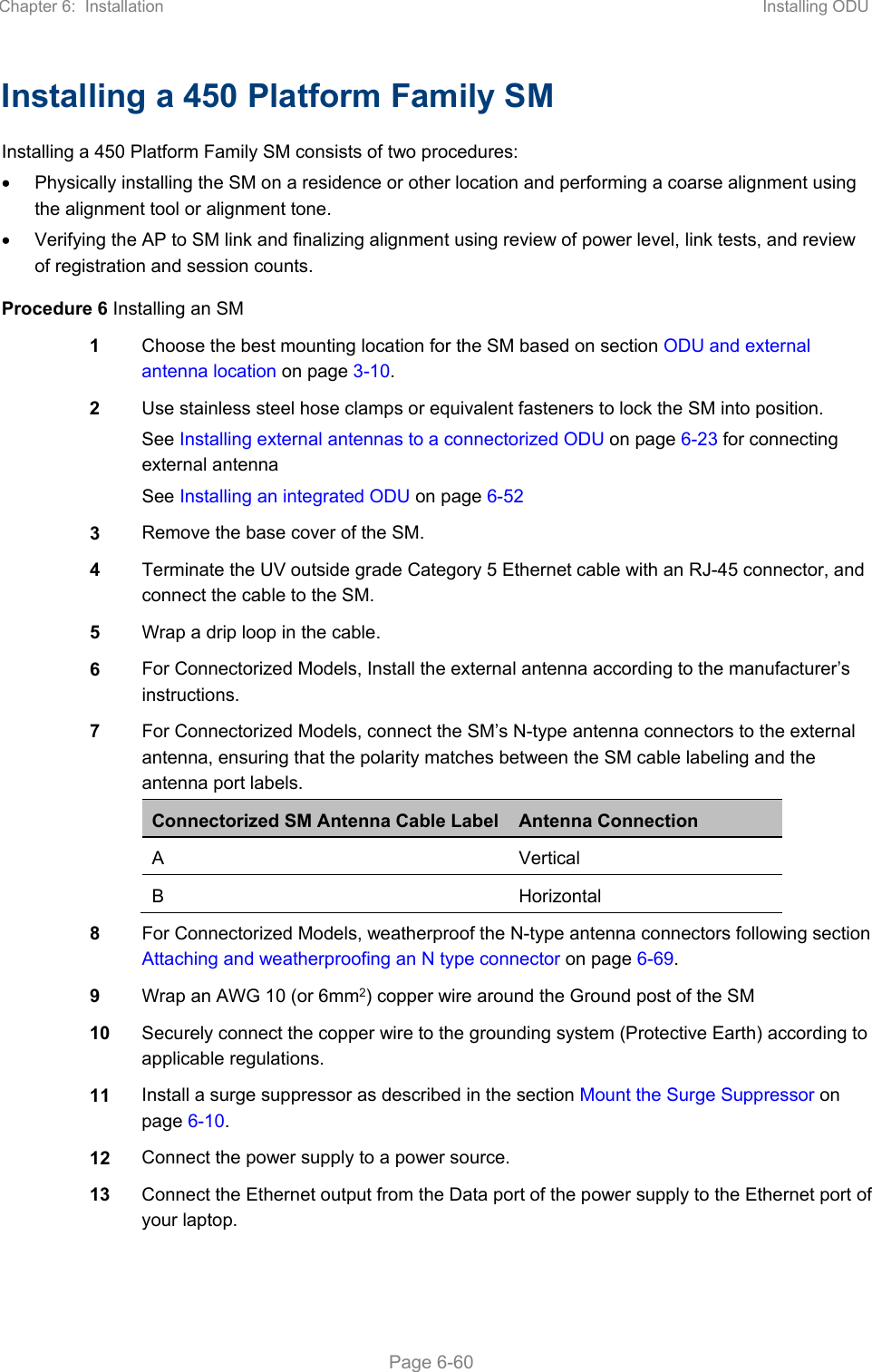 Page 6 of Cambium Networks 50450M 5GHz Point to MultiPoint Multi User MIMO Access Point User Manual PART2