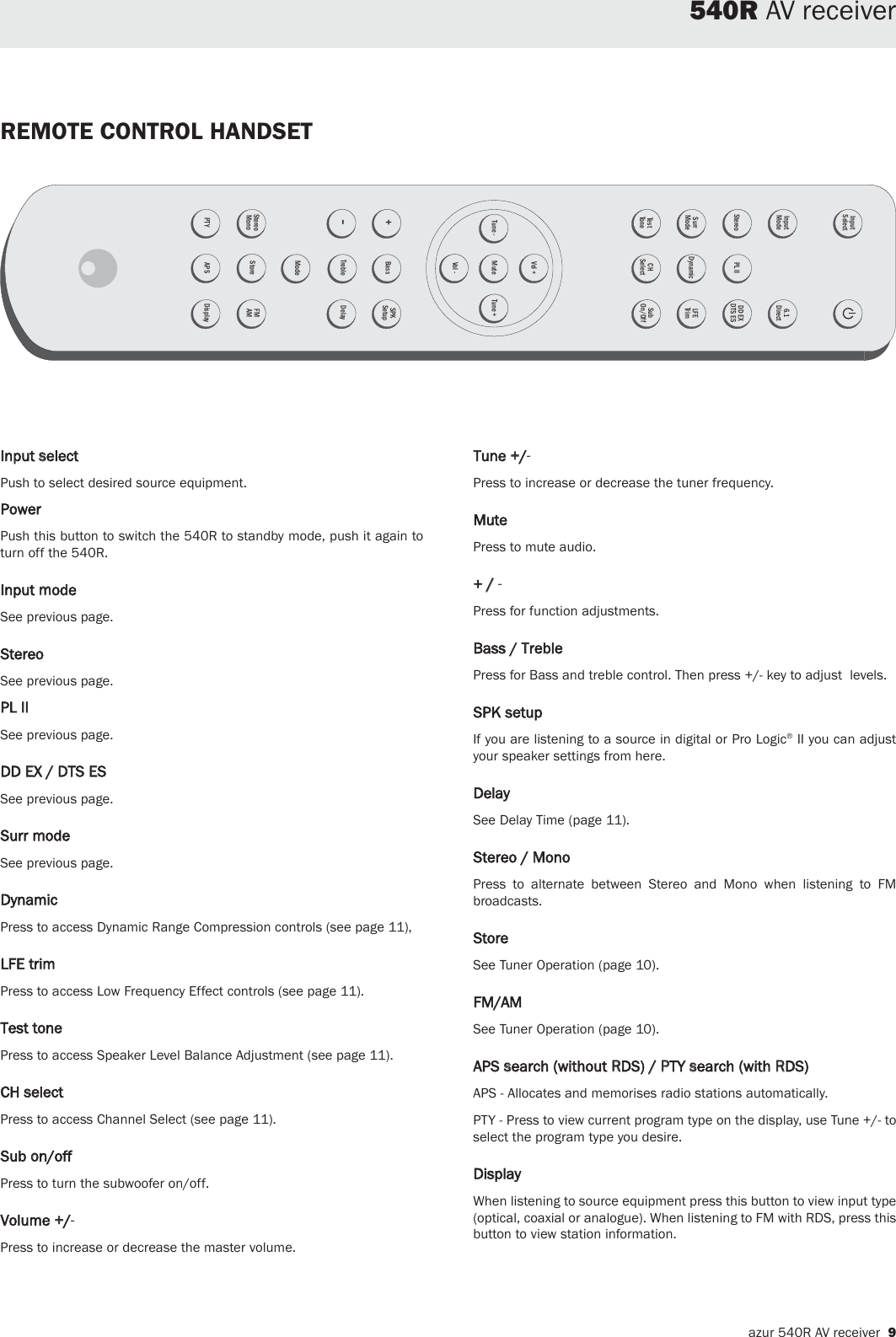 Page 8 of 12 - Cambridge-Audio Cambridge-Audio-Azur-540R-Users-Manual-  Cambridge-audio-azur-540r-users-manual