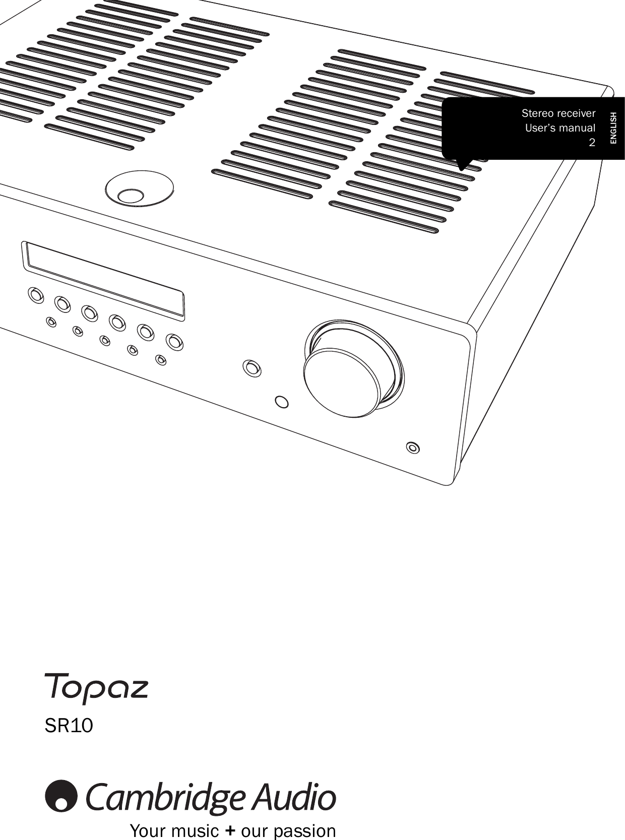 Page 1 of 12 - Cambridge-Audio Cambridge-Audio-Topaz-Sr10-Users-Manual-  Cambridge-audio-topaz-sr10-users-manual