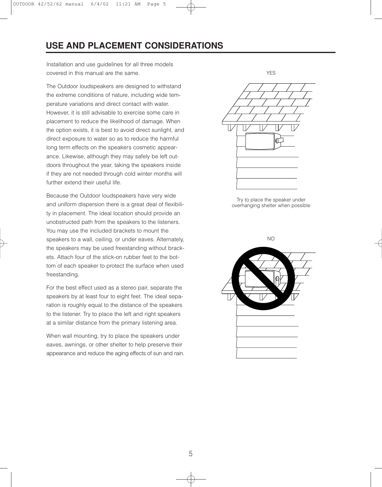 Page 5 of 12 - Cambridge-Soundworks Cambridge-Soundworks-Speaker-Users-Manual-  Cambridge-soundworks-speaker-users-manual