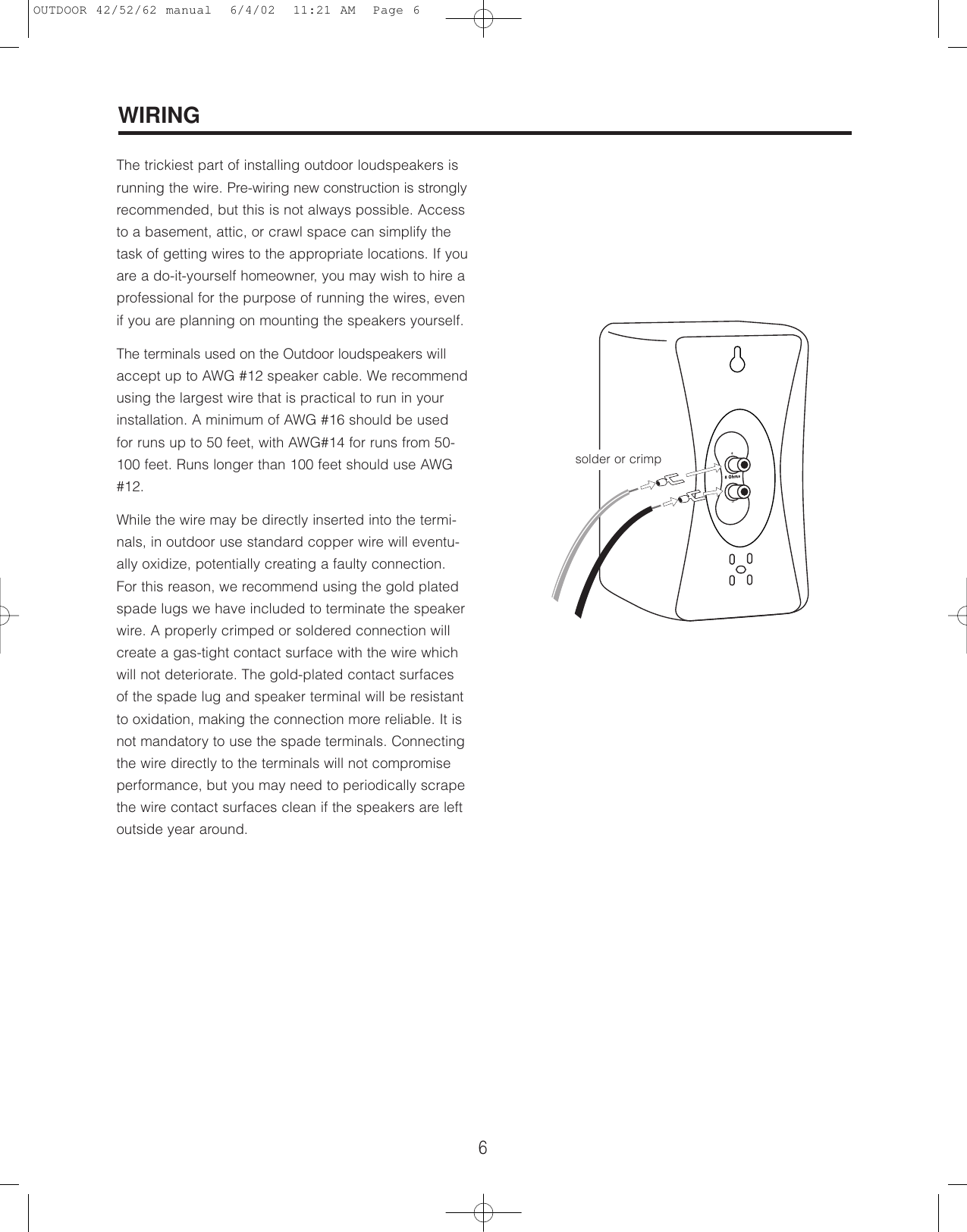 Page 6 of 12 - Cambridge-Soundworks Cambridge-Soundworks-Speaker-Users-Manual-  Cambridge-soundworks-speaker-users-manual