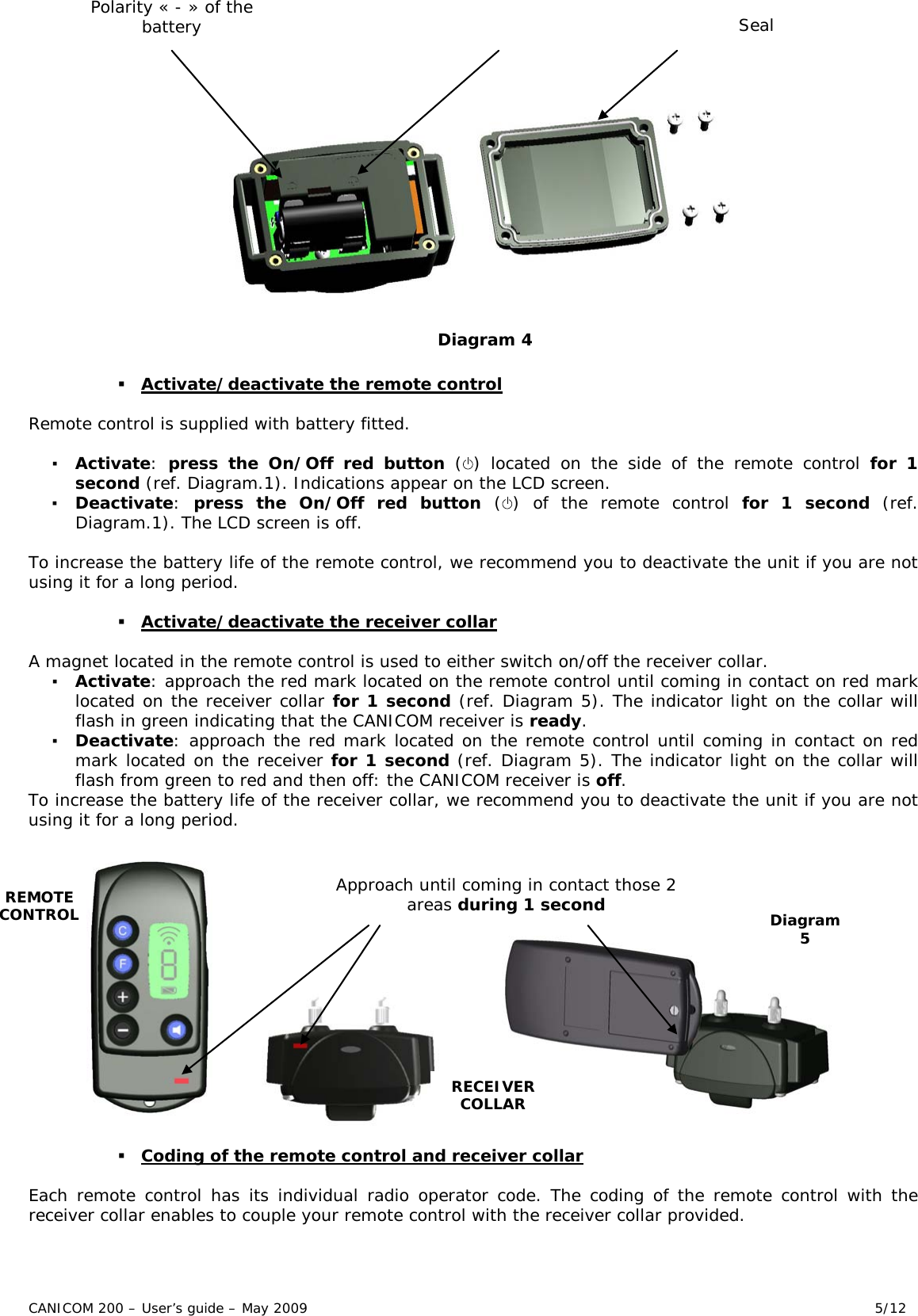 Page 5 of 12 - Canicom Canicom-200-Users-Manual-  Canicom-200-users-manual