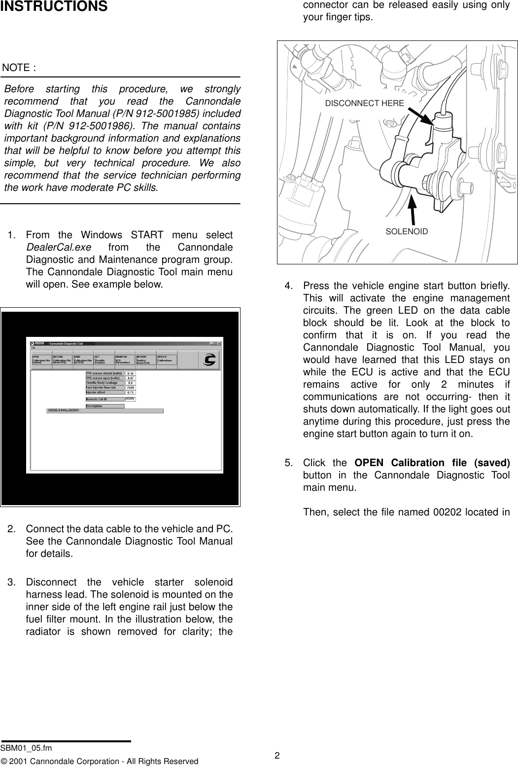 Page 2 of 5 - Cannondale Cannondale-Mc1000-Users-Manual- SBM01_05  Cannondale-mc1000-users-manual