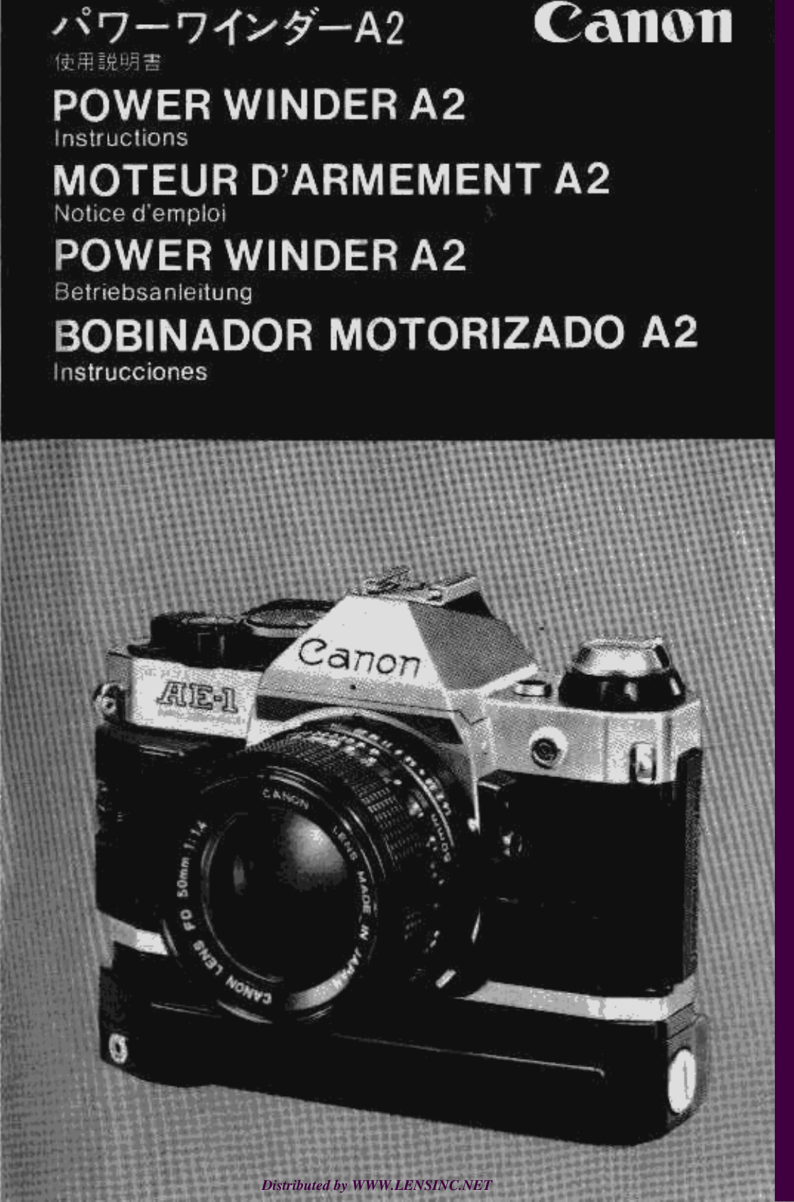 canon power winder a2