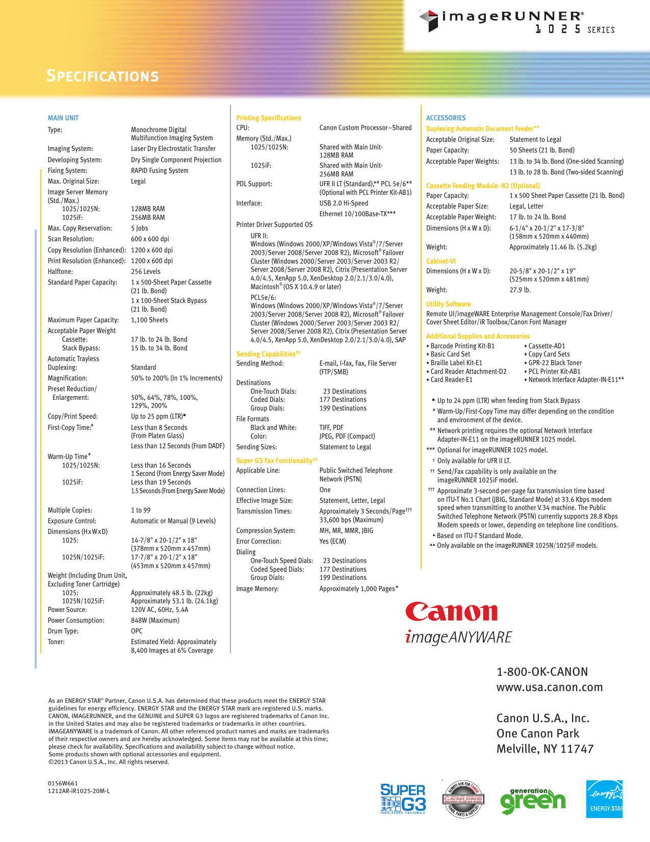 Page 6 of 6 - Canon Canon-All-In-One-Printer-1025-Users-Manual- ImageRUNNER 1025 SERIES  Canon-all-in-one-printer-1025-users-manual