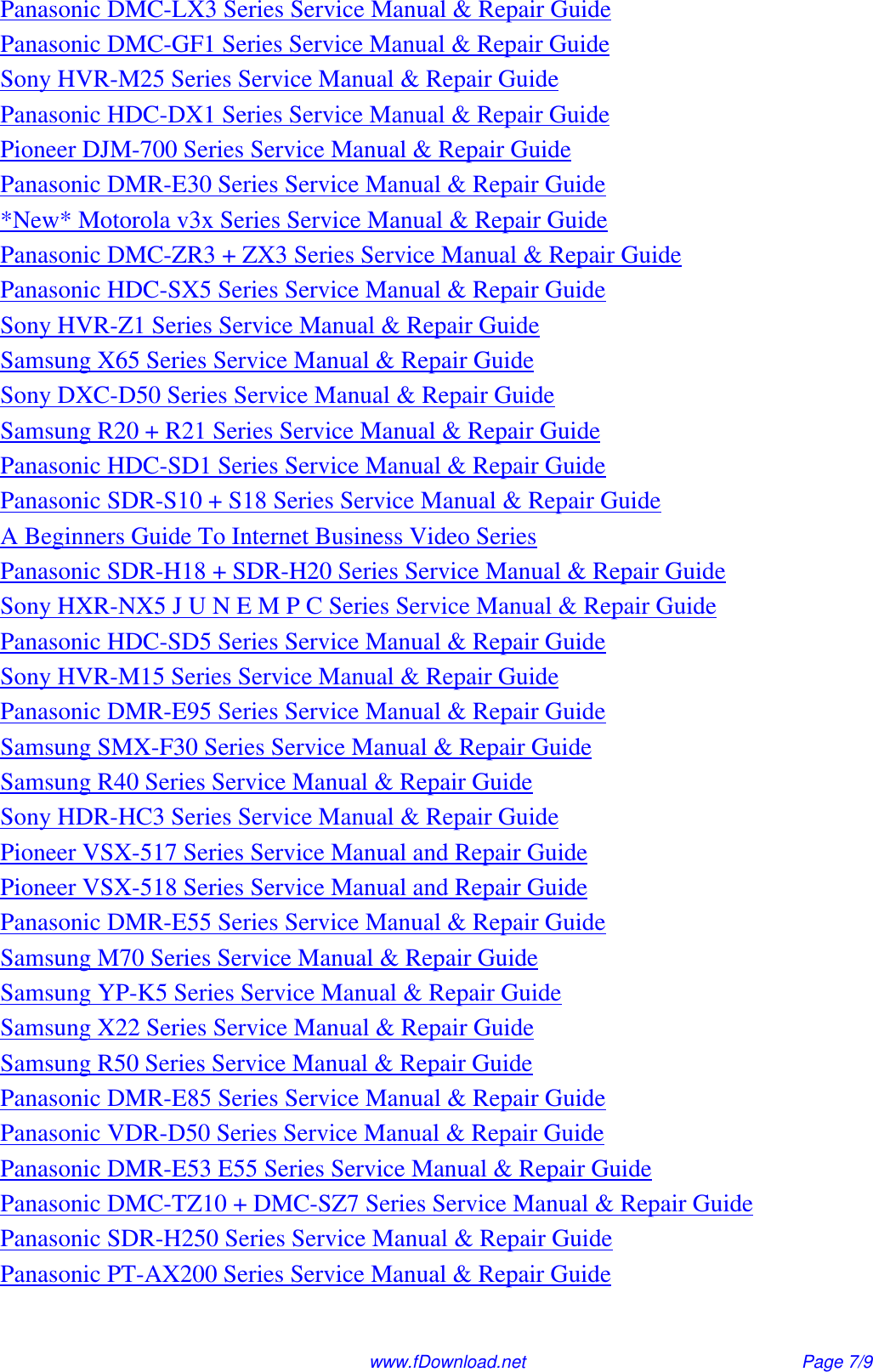 Page 7 of 9 - Canon Canon-All-In-One-Printer-Ir3225-Users-Manual- ImageRUNNER Ir3225/ir3230/ir3235/ir3245 Series Service Manual & Repair Guide  Canon-all-in-one-printer-ir3225-users-manual