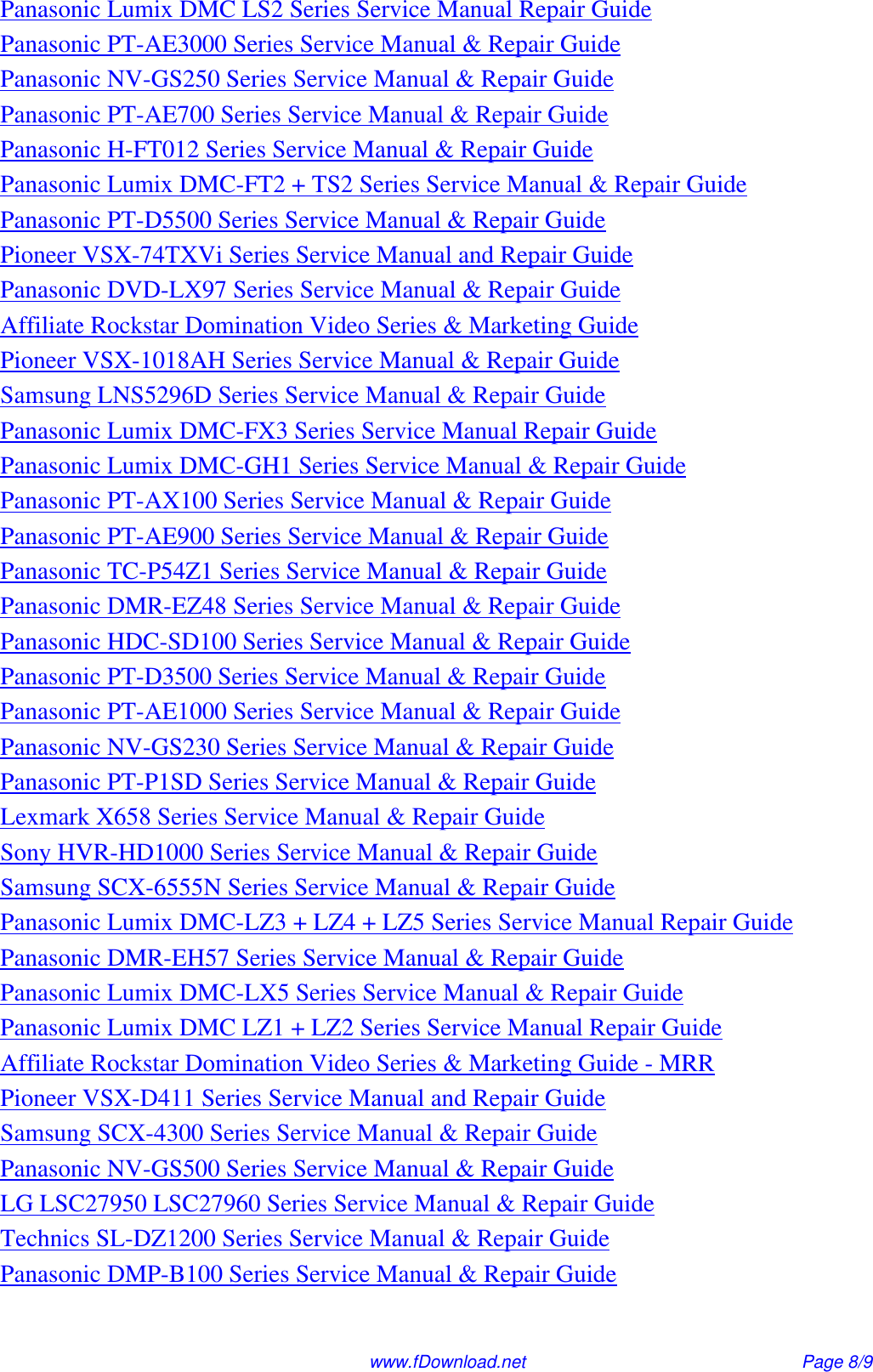 Page 8 of 9 - Canon Canon-All-In-One-Printer-Ir3225-Users-Manual- ImageRUNNER Ir3225/ir3230/ir3235/ir3245 Series Service Manual & Repair Guide  Canon-all-in-one-printer-ir3225-users-manual