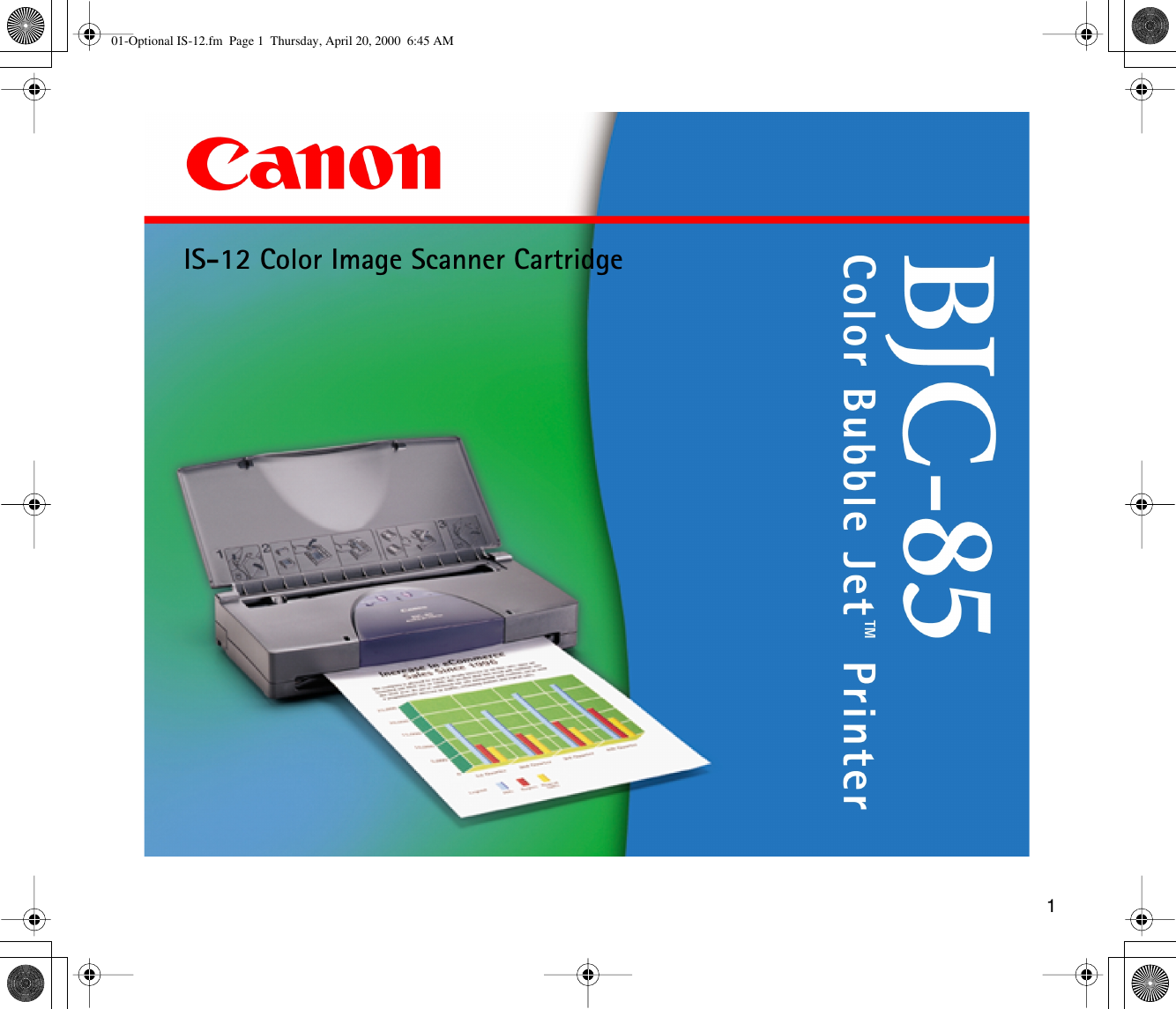 Canon Bjc 85W Users Manual 01 Optional IS 12