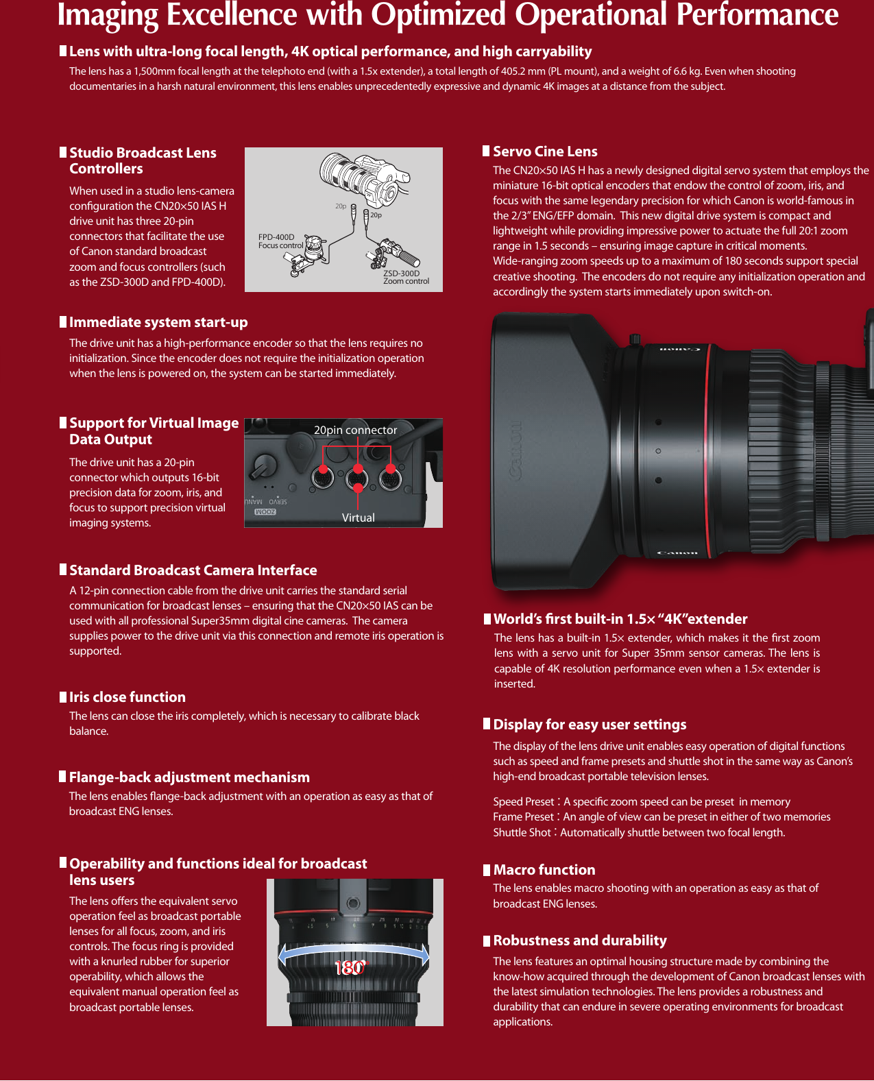 Page 3 of 6 - Canon Canon-Cine-Servo-50-1000Mm-T5-0-8-9-Ef-Owners-Manual-  Canon-cine-servo-50-1000mm-t5-0-8-9-ef-owners-manual