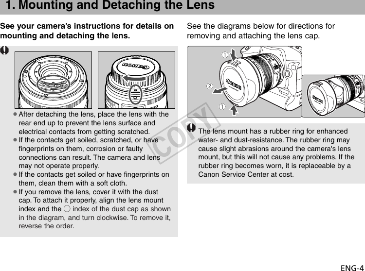 Page 5 of 10 - Canon Canon-Ef14Mm-Users-Manual-  Canon-ef14mm-users-manual