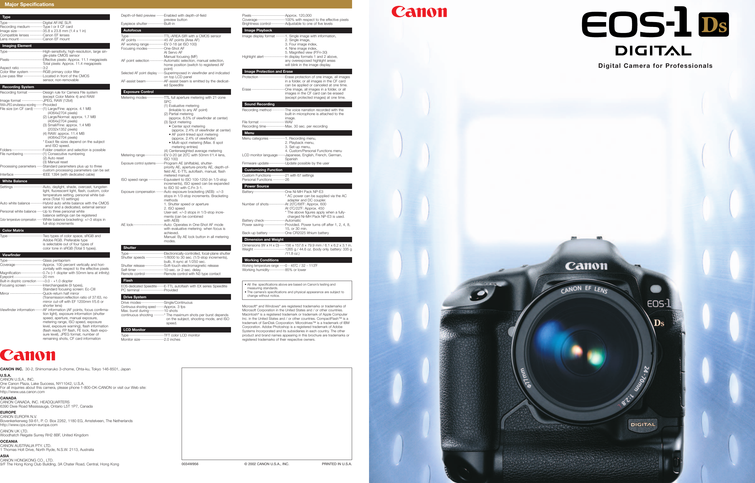 Page 1 of 2 - Canon Canon-Eos-1Ds-Users-Manual- Revise 10/03  Canon-eos-1ds-users-manual