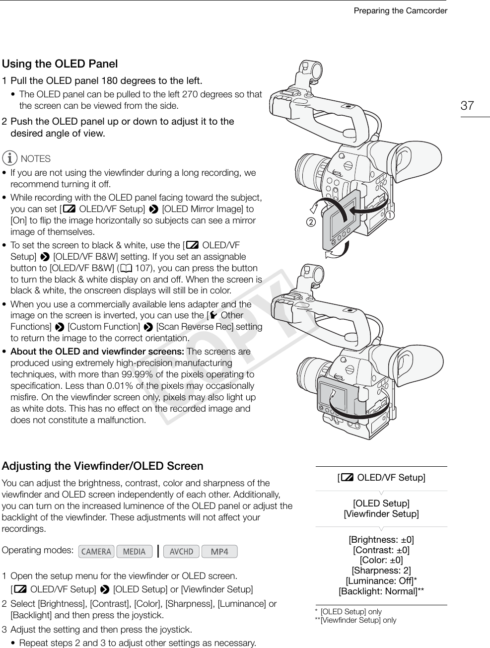 Canon Eos C100 Mark Ii Instruction Manual