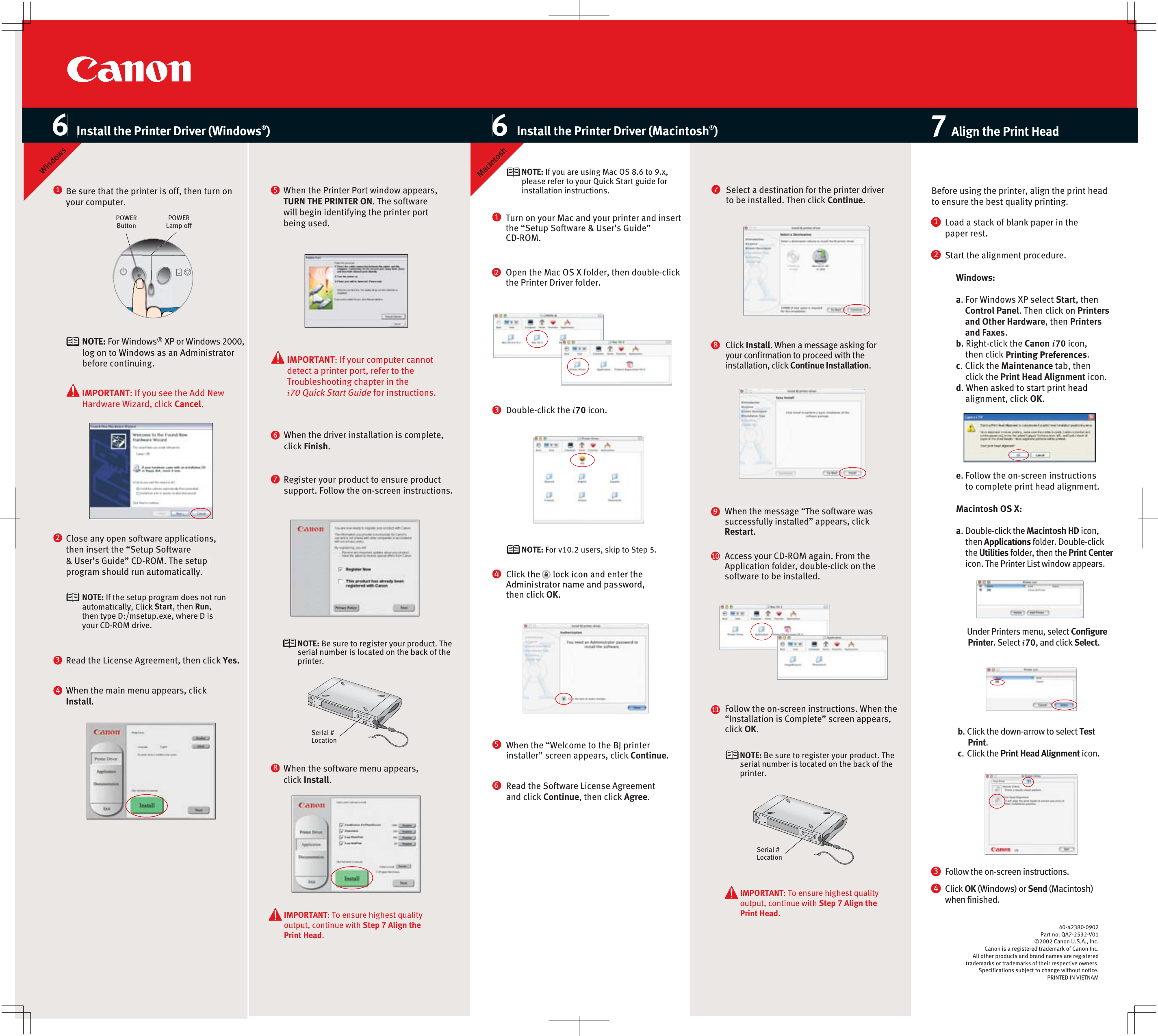 Page 2 of 2 - Canon Canon-I70-Instruction-Guide-  Canon-i70-instruction-guide
