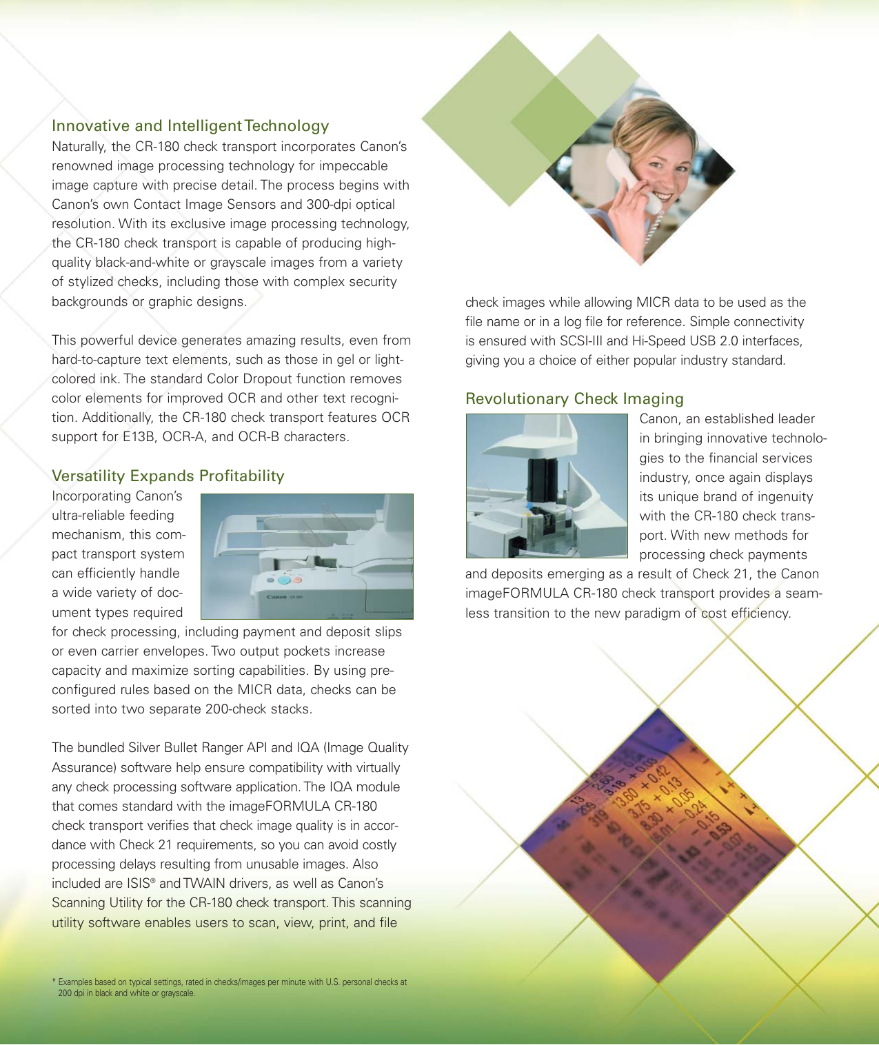 Page 3 of 4 - Canon Canon-Imageformula-Cr-180-Check-Transport-Brochure- IFCR-180Brochure  Canon-imageformula-cr-180-check-transport-brochure