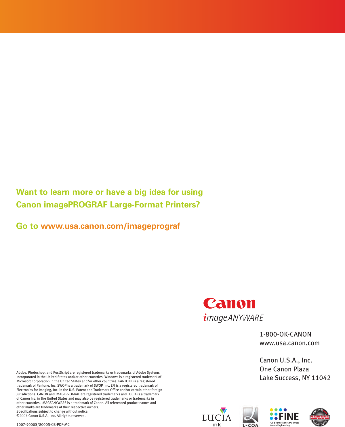 Page 8 of 8 - Canon Canon-Imageprograf-Ipf8000S-Users-Manual-  Canon-imageprograf-ipf8000s-users-manual