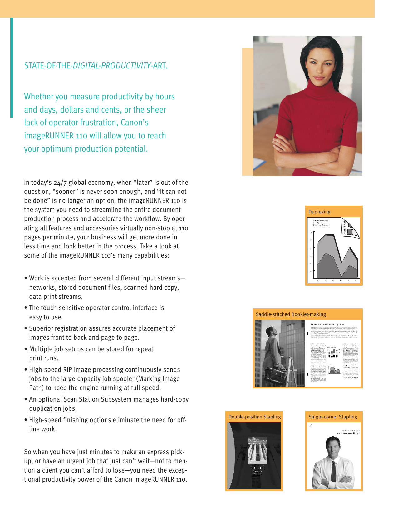 Page 5 of 12 - Canon Canon-Imagerunner-110-Brochure- 92688_Brochure.r3  Canon-imagerunner-110-brochure