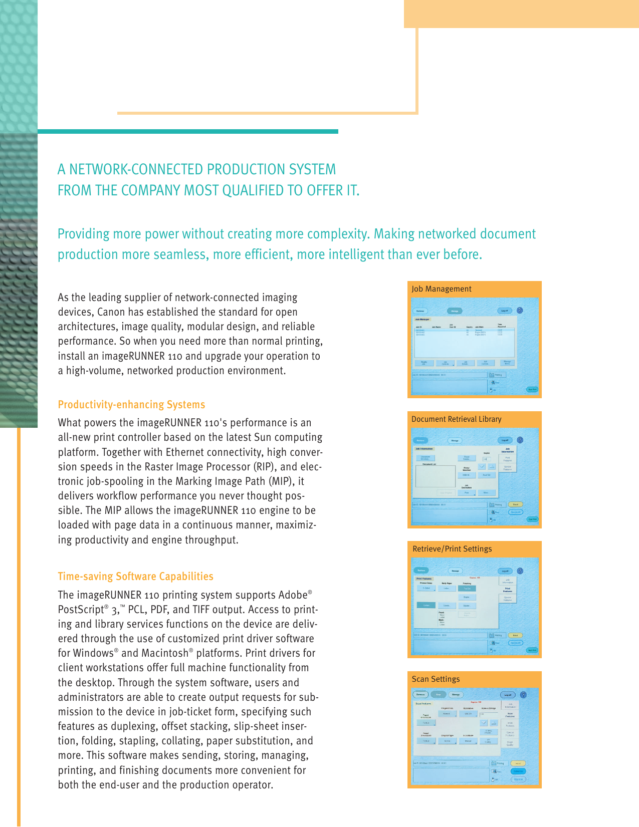 Page 8 of 12 - Canon Canon-Imagerunner-110-Brochure- 92688_Brochure.r3  Canon-imagerunner-110-brochure
