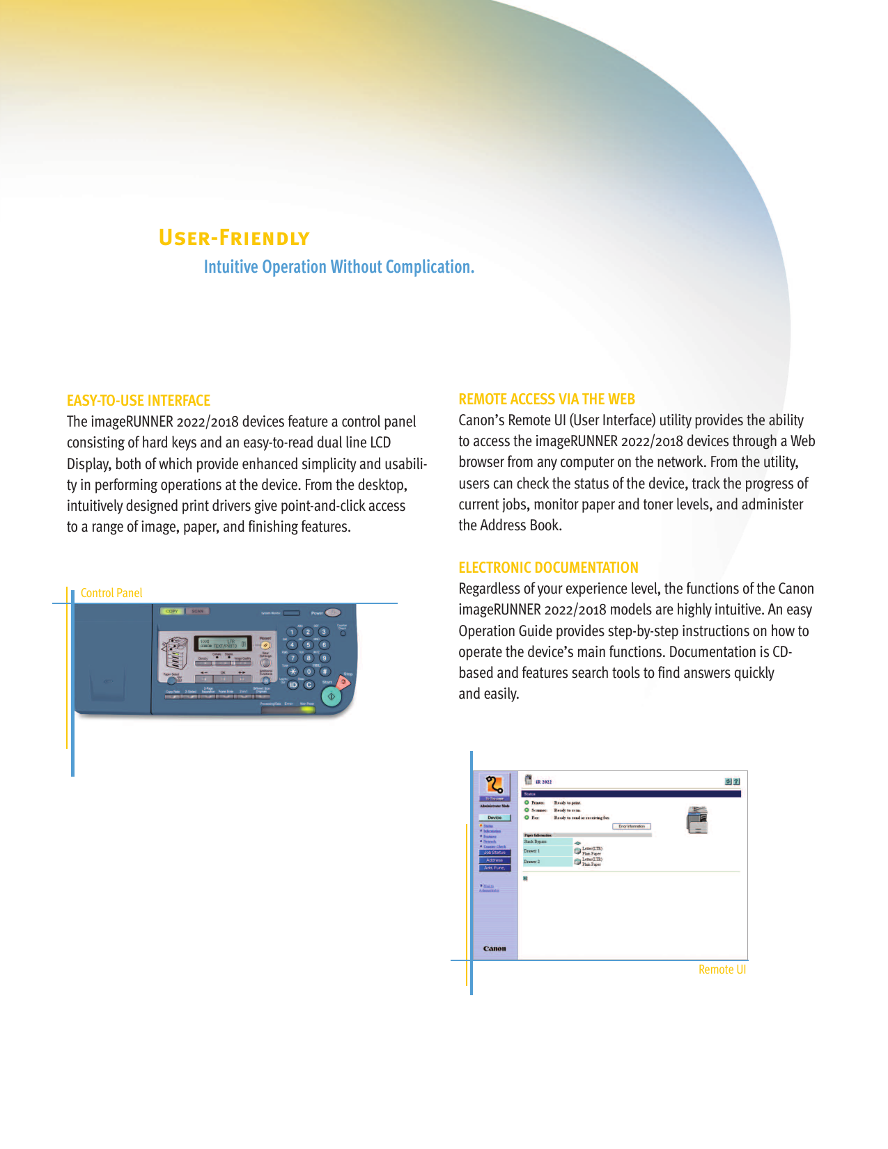 Page 7 of 8 - Canon Canon-Imagerunner-2018-High-Res-Print-Brochure-  Canon-imagerunner-2018--print-brochure