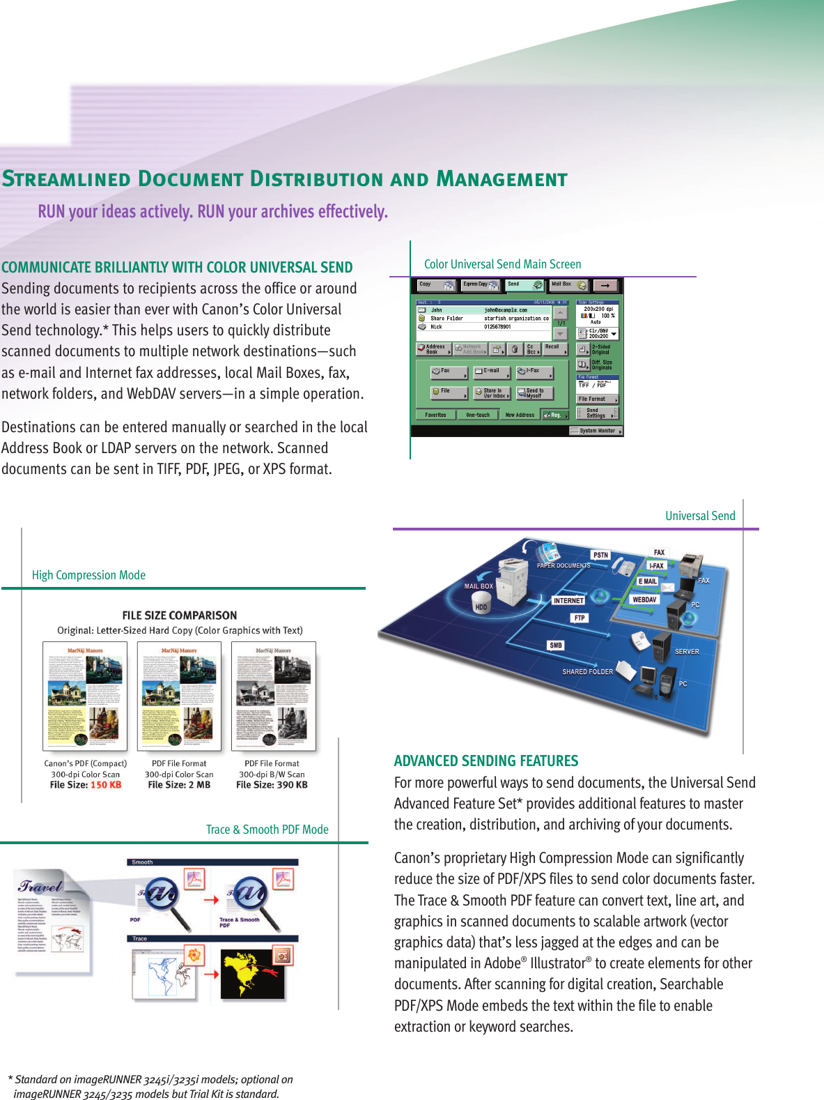 Page 6 of 12 - Canon Canon-Imagerunner-3245-High-Res-Print-Brochure-  Canon-imagerunner-3245--print-brochure