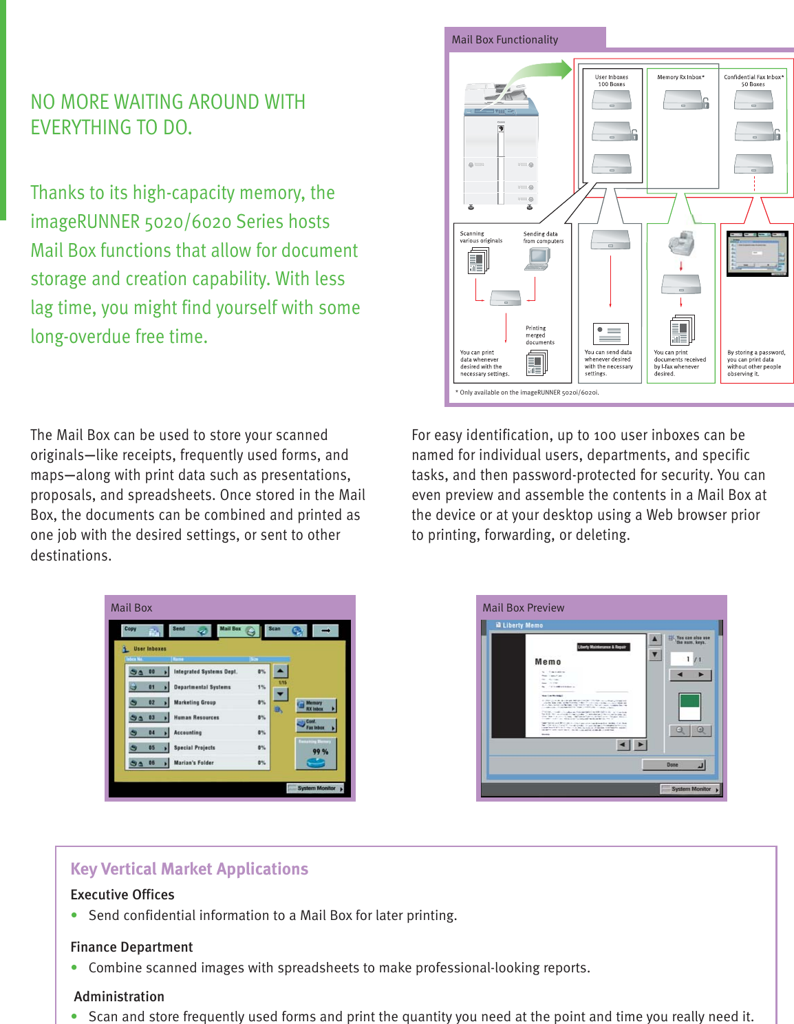 Page 7 of 12 - Canon Canon-Imagerunner-5020I-Brochure- Ir5020_6020_broch_013006  Canon-imagerunner-5020i-brochure