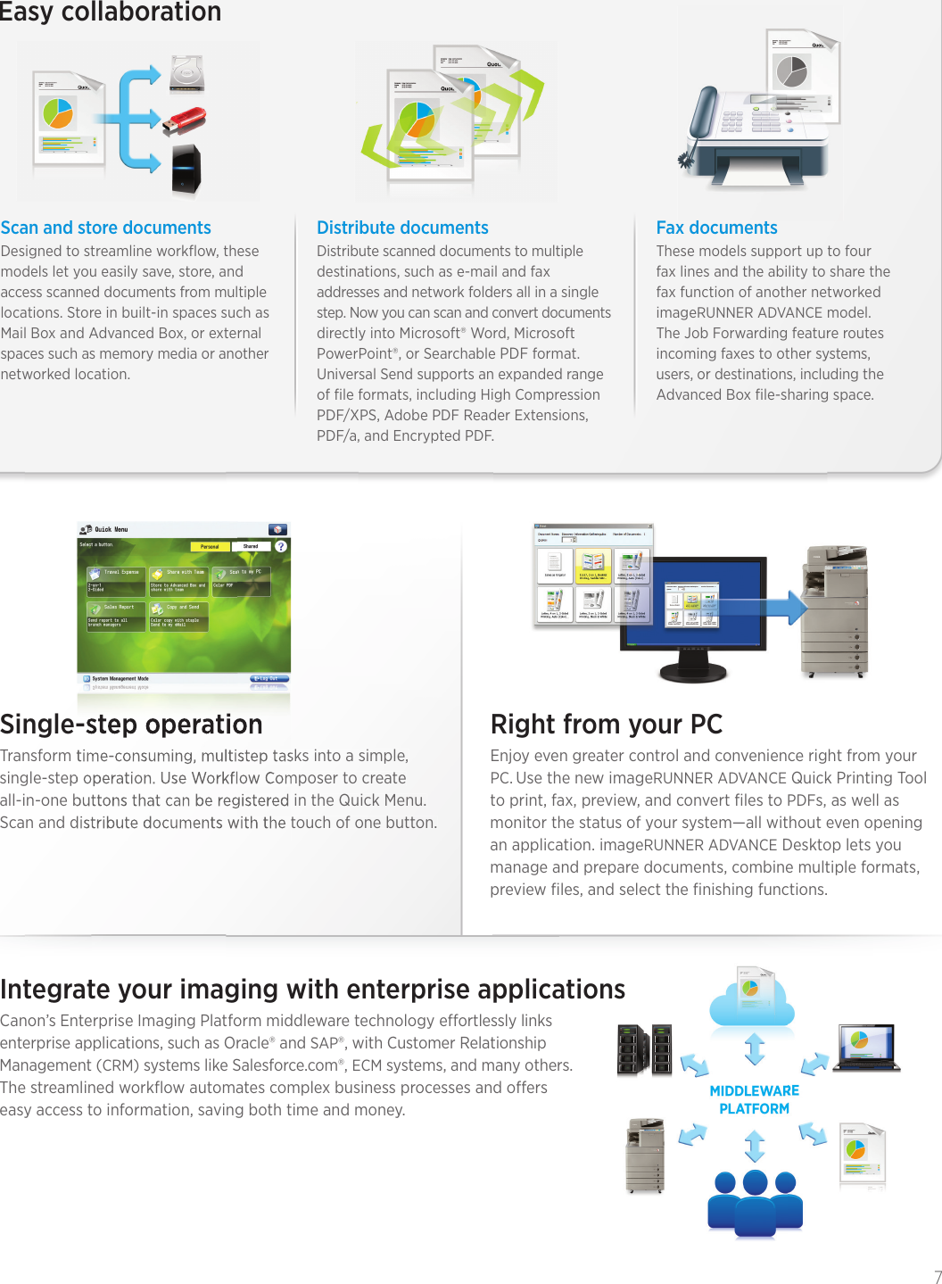 Page 7 of 12 - Canon Canon-Imagerunner-Advance-C5235-Product-Brochure- ImageRUNNER ADVANCE C5255/C5250/C5240/C5235  Canon-imagerunner-advance-c5235-product-brochure