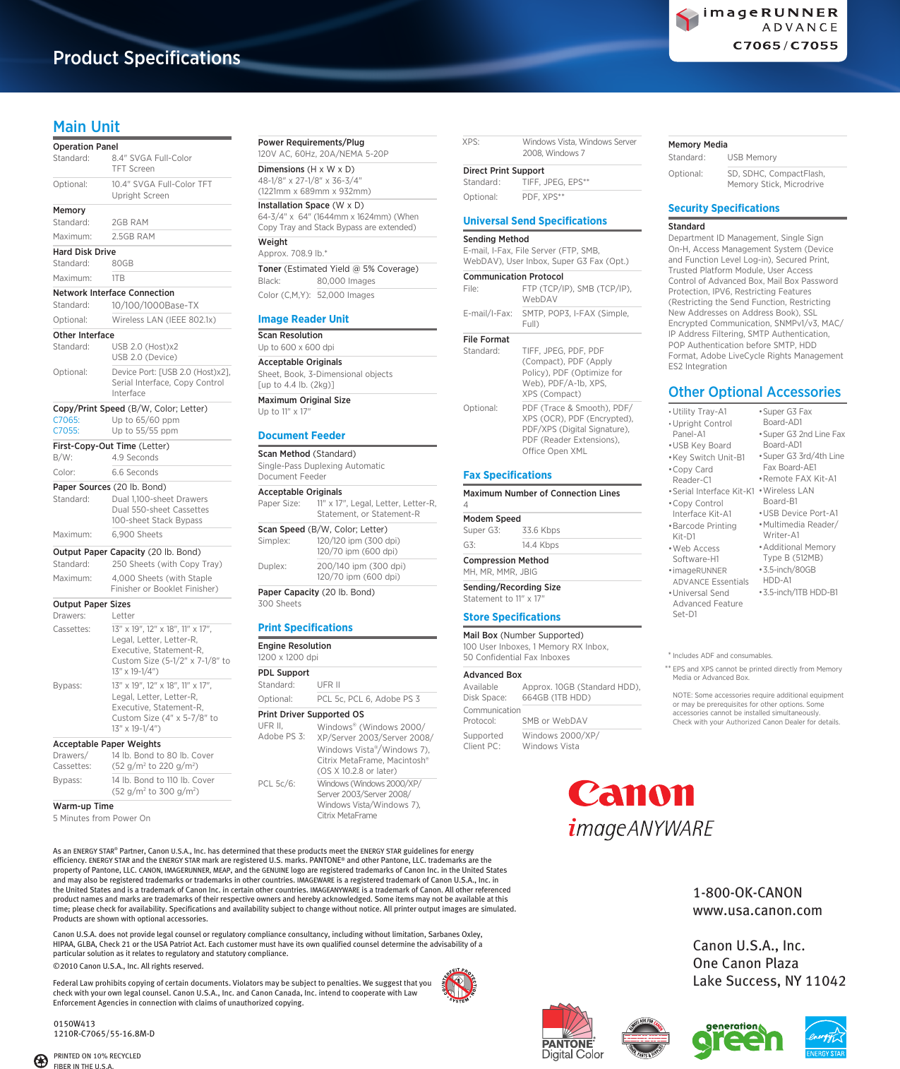 Page 12 of 12 - Canon Canon-Imagerunner-Advance-C7055-Users-Manual-  Canon-imagerunner-advance-c7055-users-manual