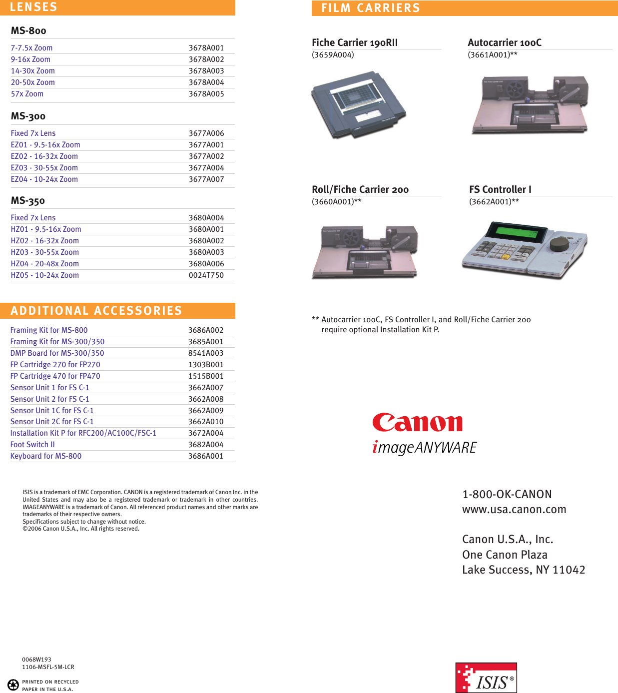 Page 6 of 6 - Canon Canon-Microfilm-Scanner-300-Full-Line-Brochure-  Canon-microfilm-scanner-300-full-line-brochure