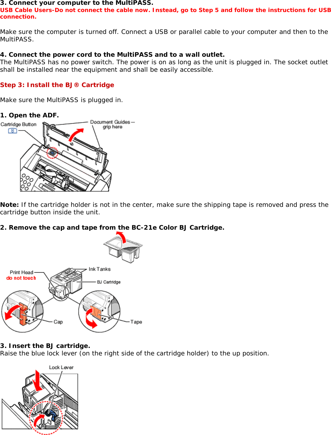 Canon Multipass C555 Owners Manual