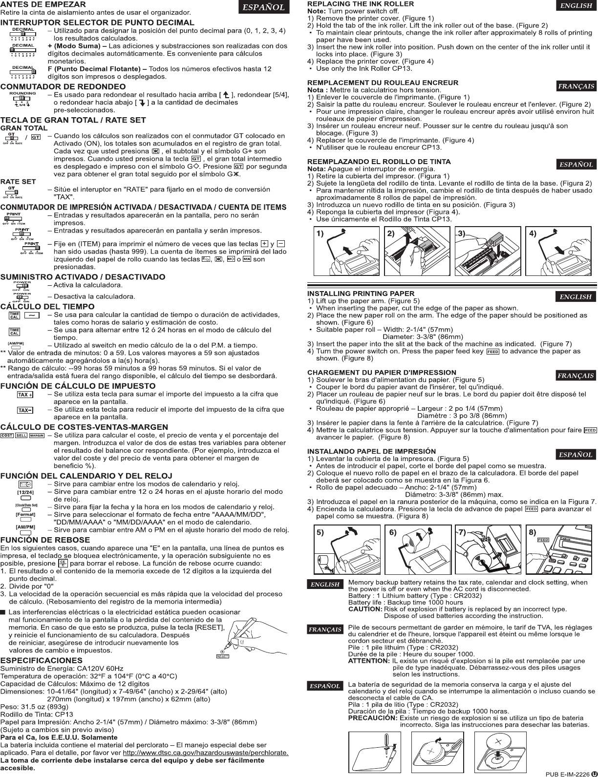 Page 4 of 4 - Canon Canon-P170-Dh-Instruction-Manual- P23-DHV-4  Canon-p170-dh-instruction-manual