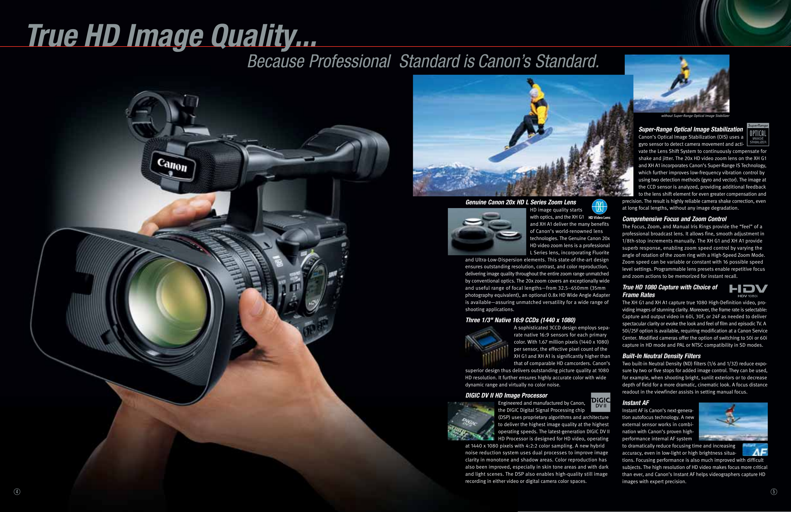 Page 3 of 8 - Canon Canon-Xh-G1-Brochure-  Canon-xh-g1-brochure