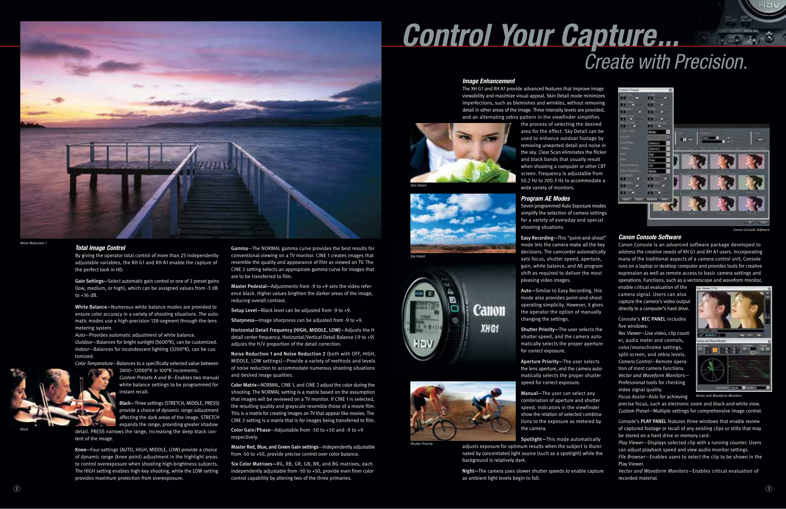 Page 5 of 8 - Canon Canon-Xh-G1-Brochure-  Canon-xh-g1-brochure