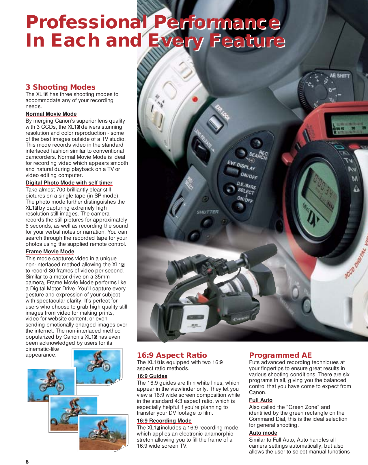 Page 6 of 12 - Canon Canon-Xl1S-Low-Resolution-Brochure- XL1S-bro  Canon-xl1s-low-resolution-brochure