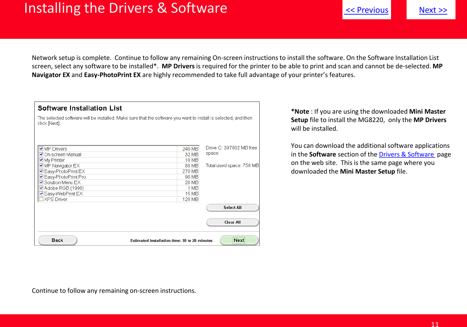 Page 11 of 12 - Canon PIXMA MG8220  1 User Manual To The 82820168-f25f-409f-a75f-4adf6fcfaec2