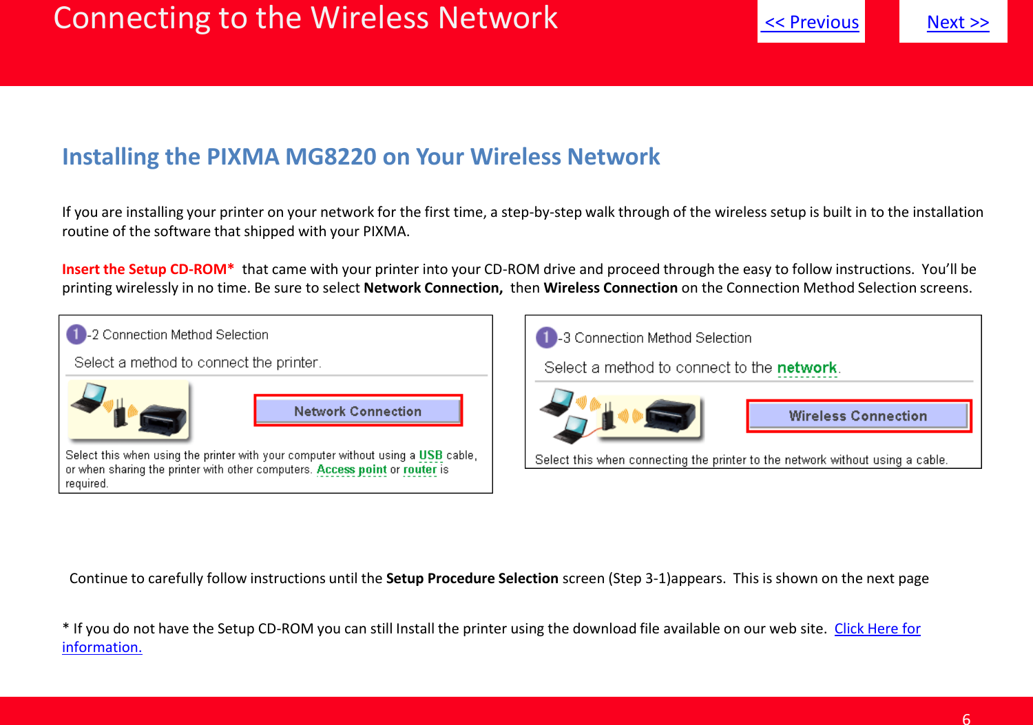 Page 6 of 12 - Canon PIXMA MG8220  1 User Manual To The 82820168-f25f-409f-a75f-4adf6fcfaec2