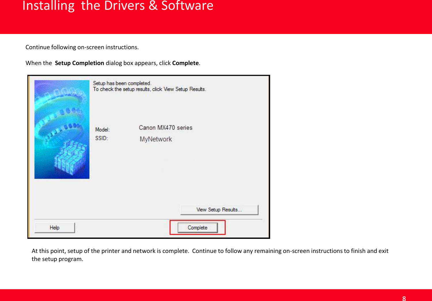 Page 8 of 8 - Canon PIXMA MX472  1 User Manual To The 7b4e40b8-e937-4794-9bb1-b816056e8736