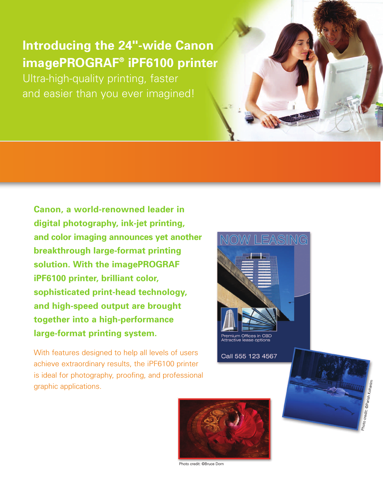 Page 2 of 8 - Canon Ayout 1 If Not Then  I PF6100brochure