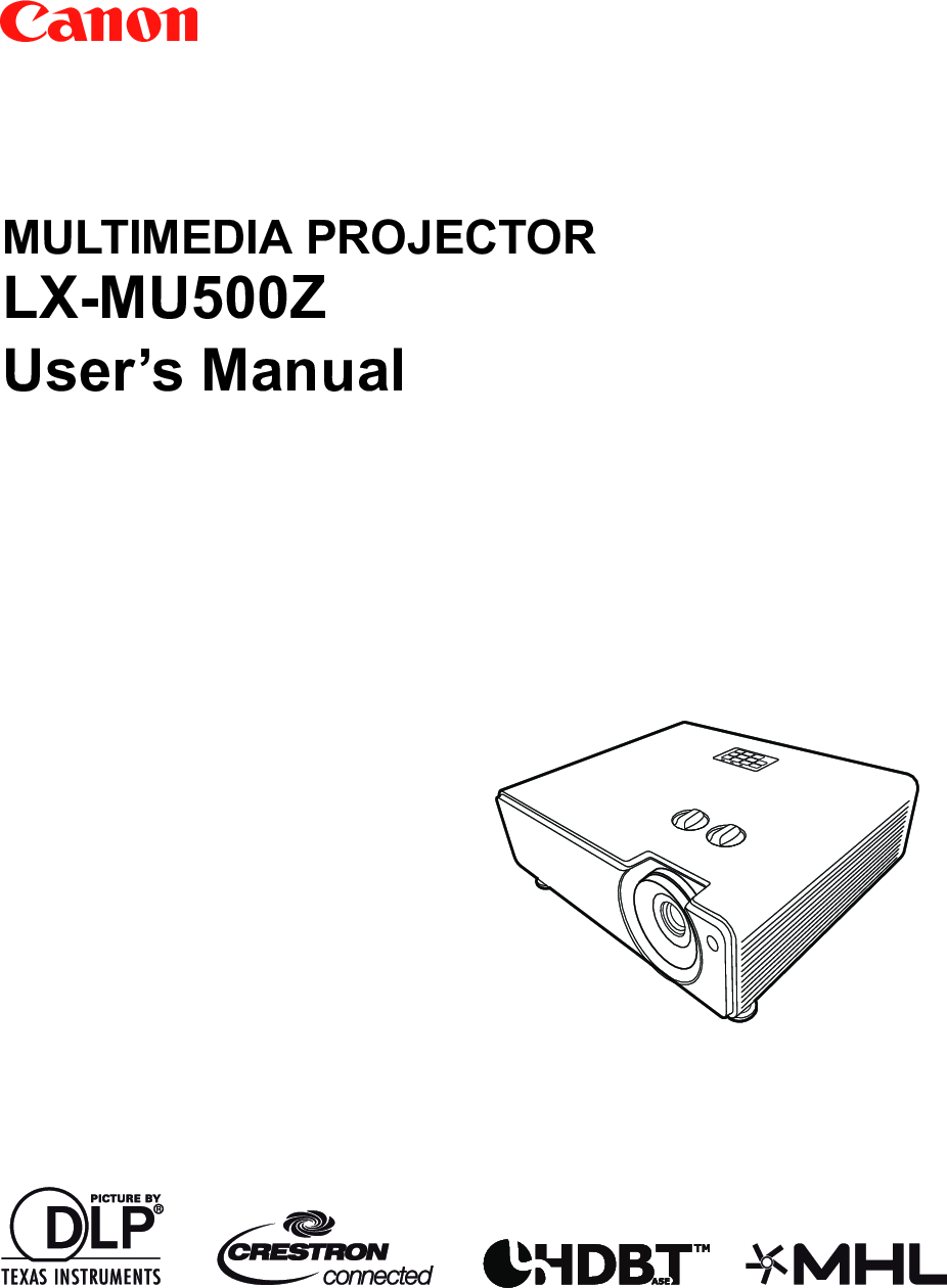 Canon/キヤノン パワープロジェクター□LX-MU500Z 使用2080時間