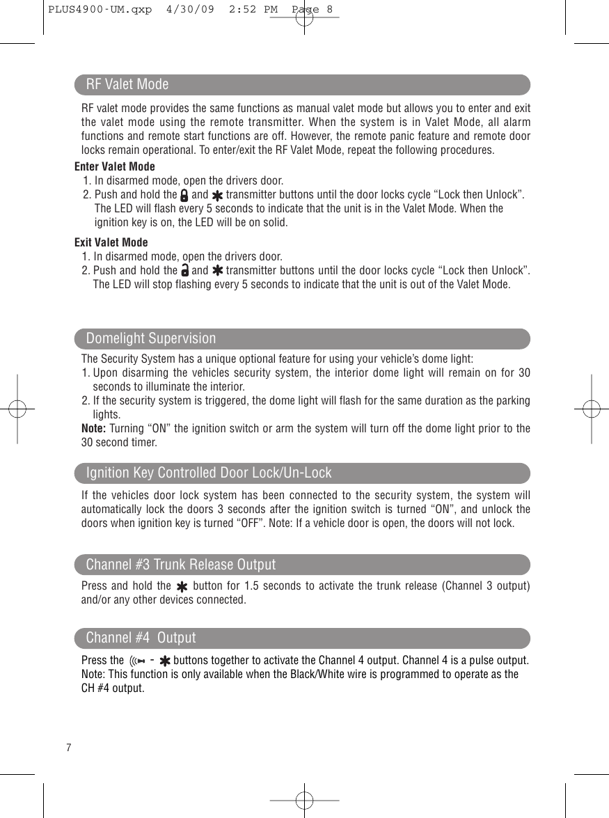 Page 8 of 12 - Carbine Carbine-Plus-Plus-4900-Users-Manual- M11RF-LCD_UM  Carbine-plus-plus-4900-users-manual