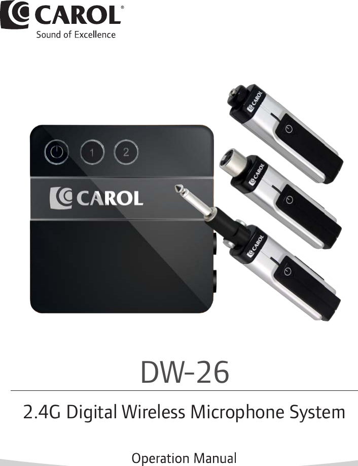 DW-262.4G Digital Wireless Microphone System