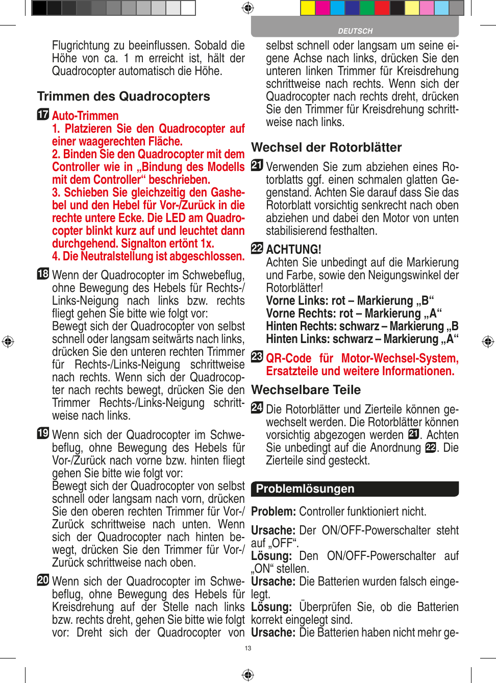 Page 13 of Carrera Toys 370401023 Short Range Device Radio Control Toy Transmitter User Manual 