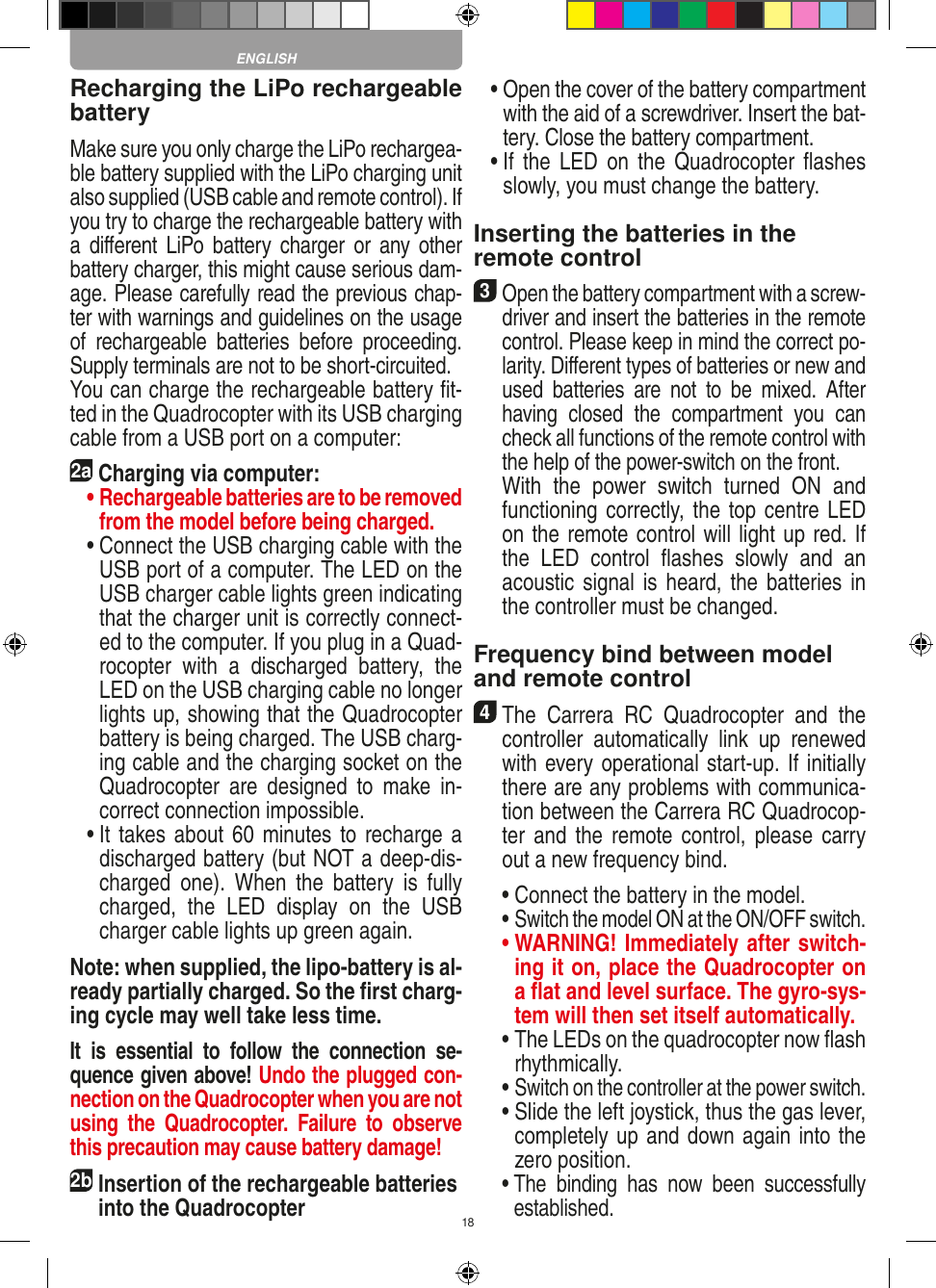 Page 18 of Carrera Toys 370401023 Short Range Device Radio Control Toy Transmitter User Manual 