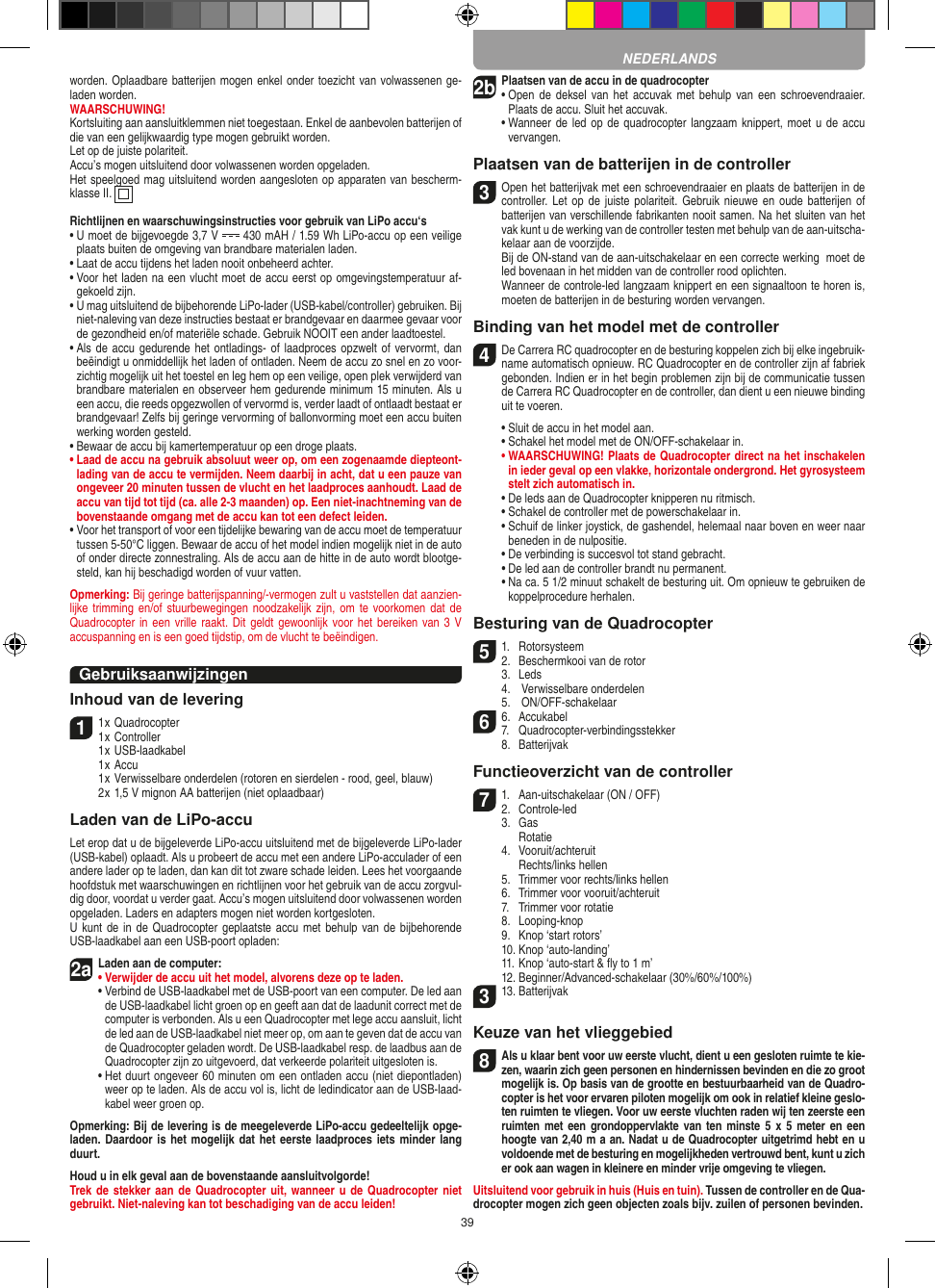 Page 39 of Carrera Toys 370401023 Short Range Device Radio Control Toy Transmitter User Manual 