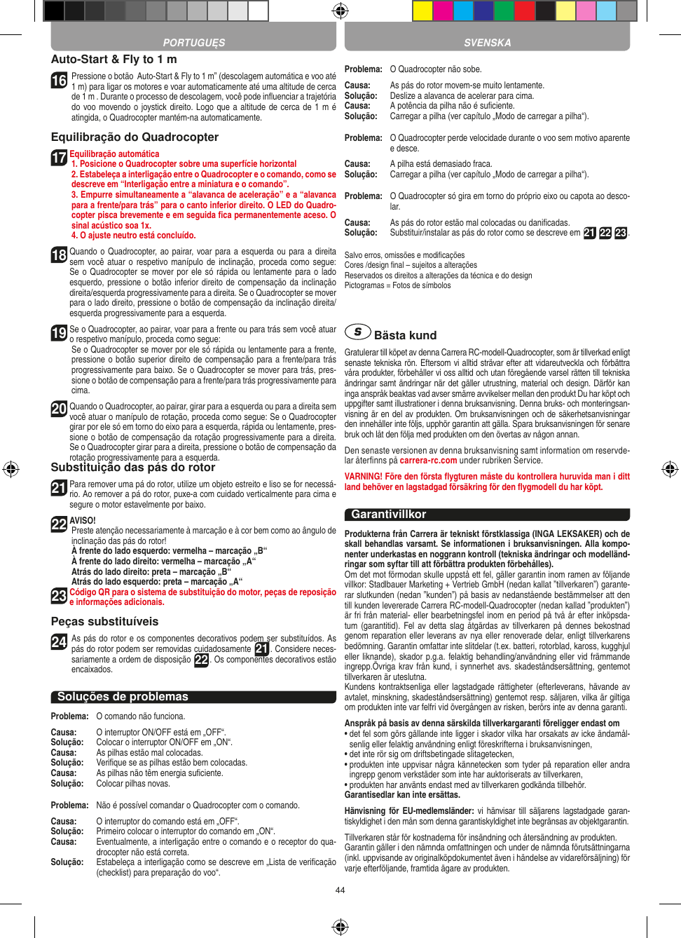 Page 44 of Carrera Toys 370401023 Short Range Device Radio Control Toy Transmitter User Manual 